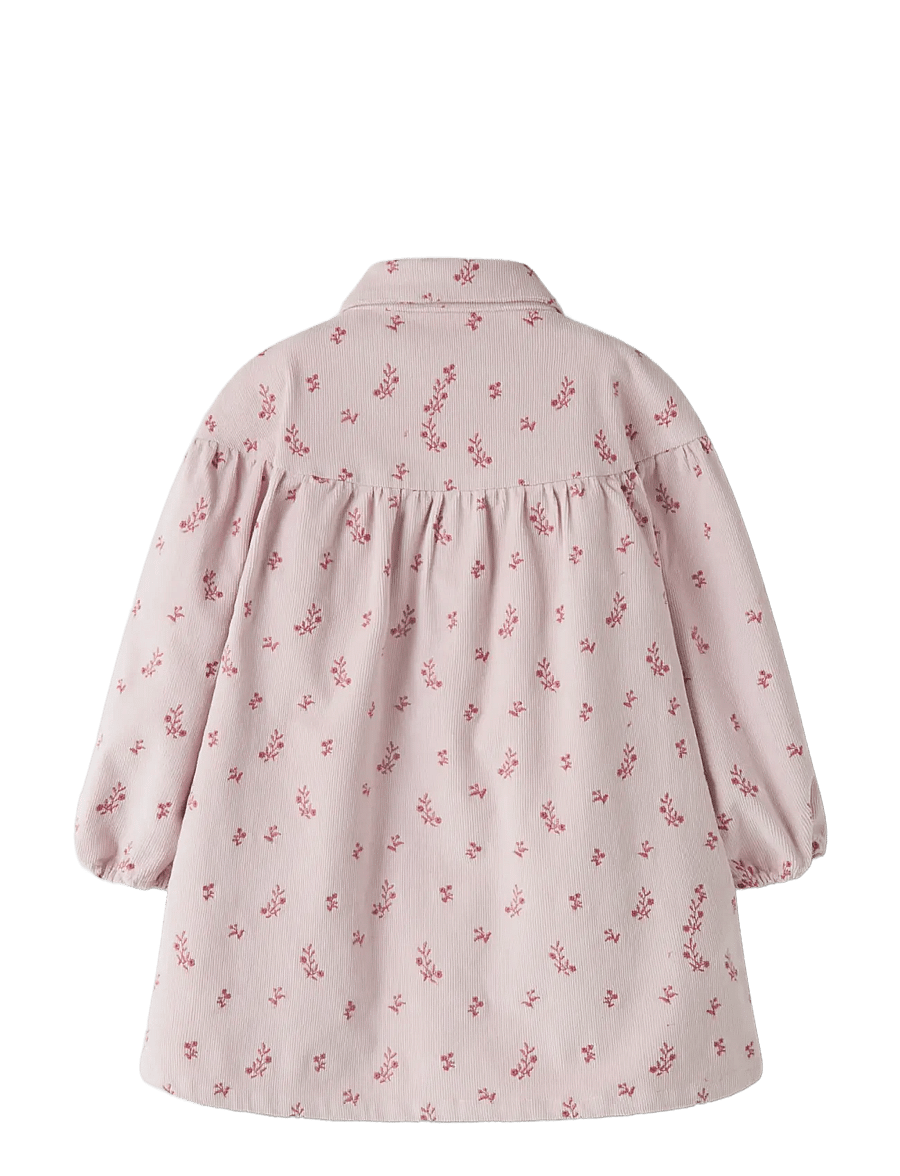 Lil'Atelier - NMFNELLY CORD LS LOOSE DRESS 1145-HC LIL - pikkade varrukatega vabaajakleidid - hushed violet - 1