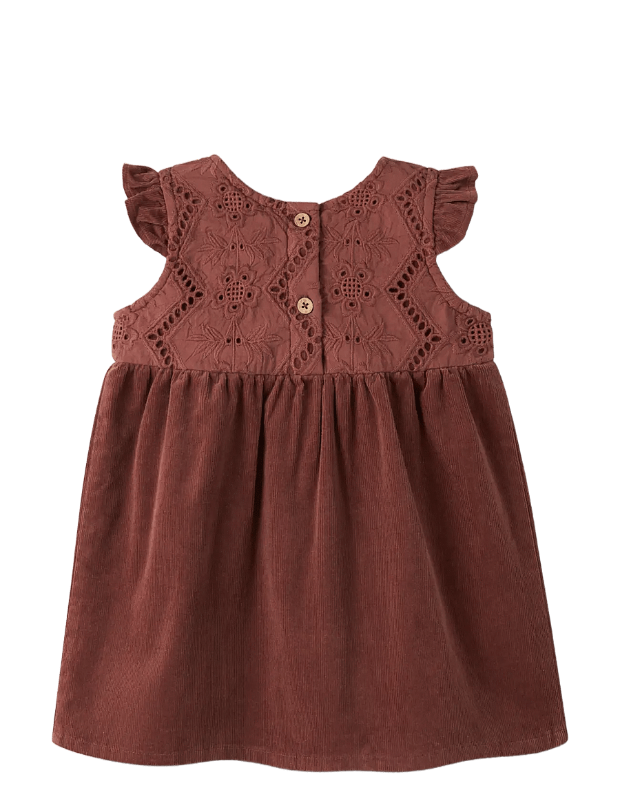 Lil'Atelier - NBFONELLAS CORD SKIRTALL 1146-HC LIL - mahogany - 1