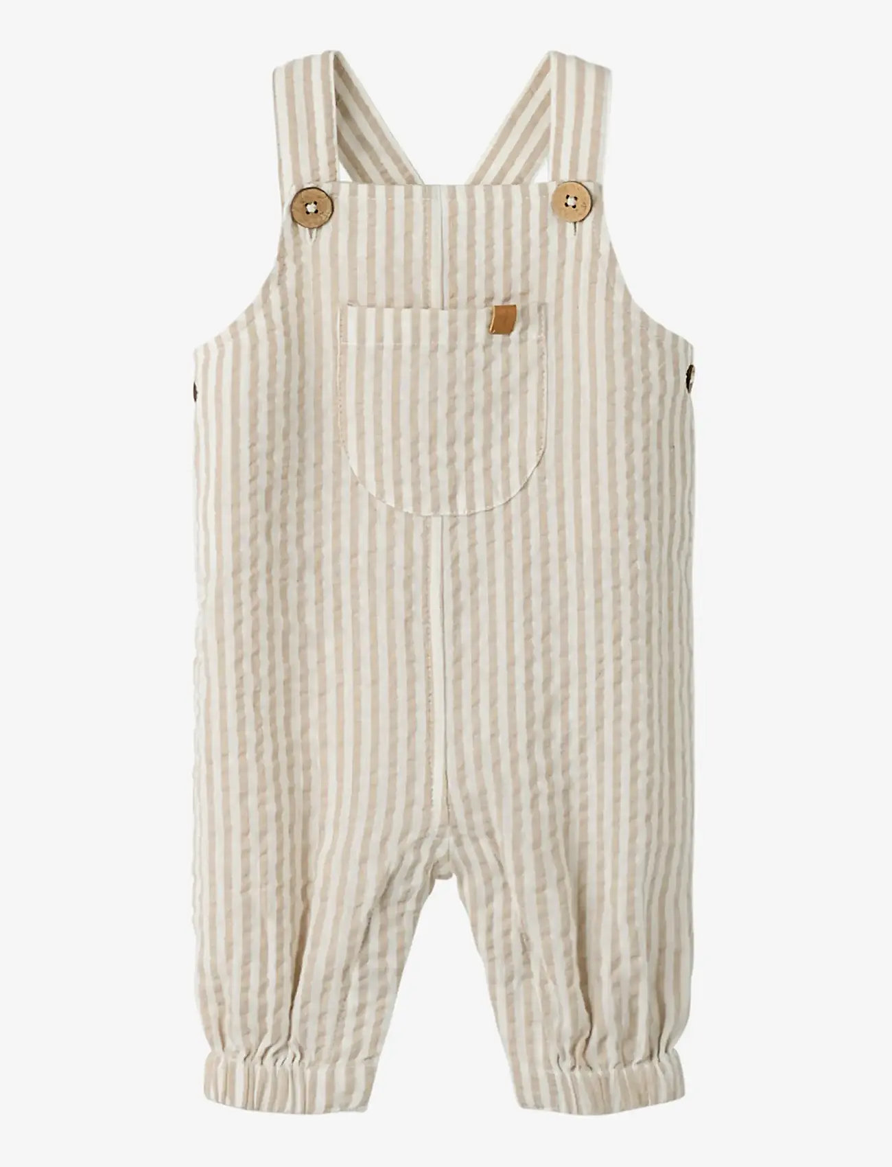 Lil'Atelier - NBMFAUSTO LOOSE OVERALL LIL - jumpsuits - coconut milk - 0