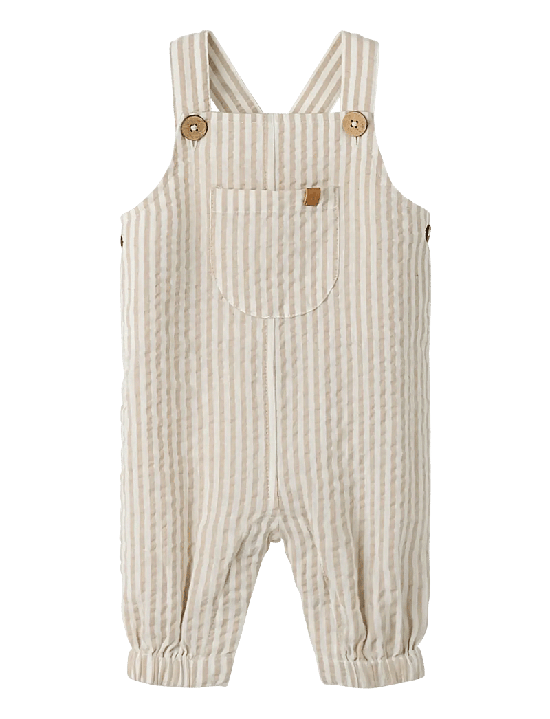 Lil'Atelier - NBMFAUSTO LOOSE OVERALL LIL - jumpsuits - coconut milk - 0