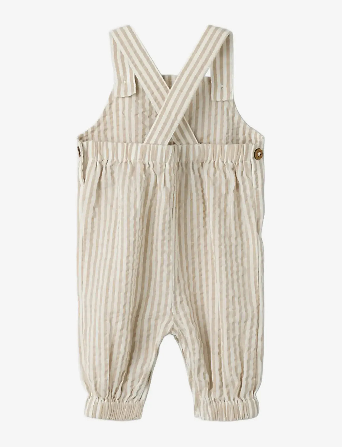 Lil'Atelier - NBMFAUSTO LOOSE OVERALL LIL - jumpsuits - coconut milk - 1