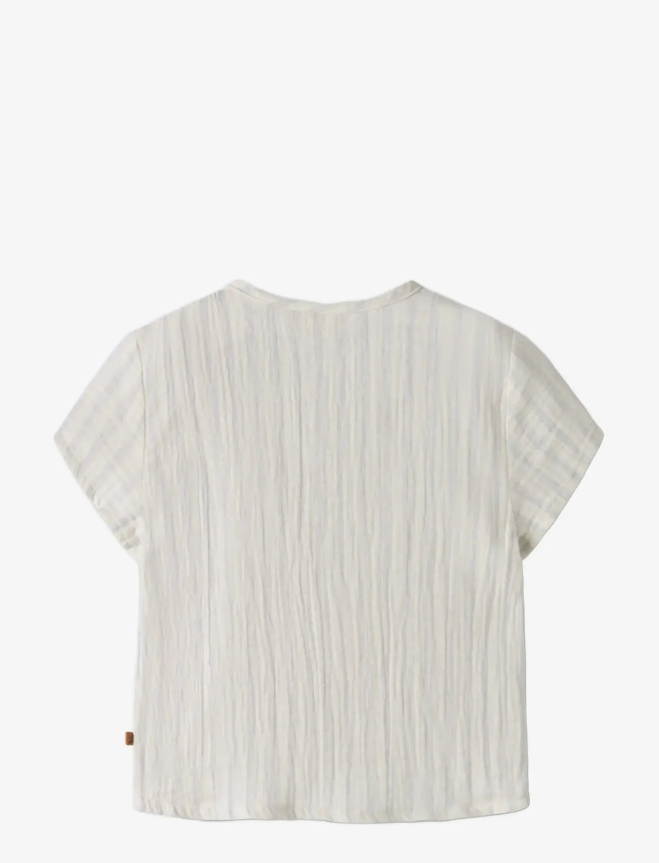 Lil'Atelier - NBMHAGI SS LOOSE SHIRT LIL - kurzärmlige hemden - coconut milk - 1