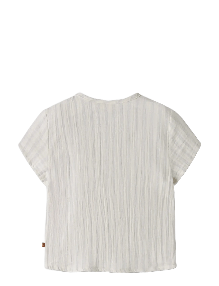 Lil'Atelier - NBMHAGI SS LOOSE SHIRT LIL - overhemden met korte mouwen - coconut milk - 1