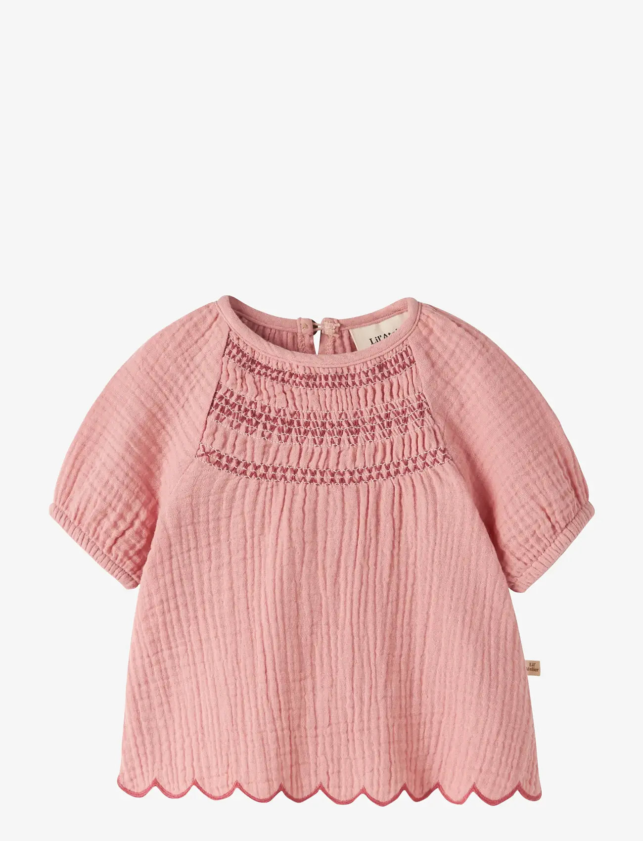 Lil'Atelier - NBFHIBA SS LOOSE TOP LIL - kurzärmelige - rose tan - 0