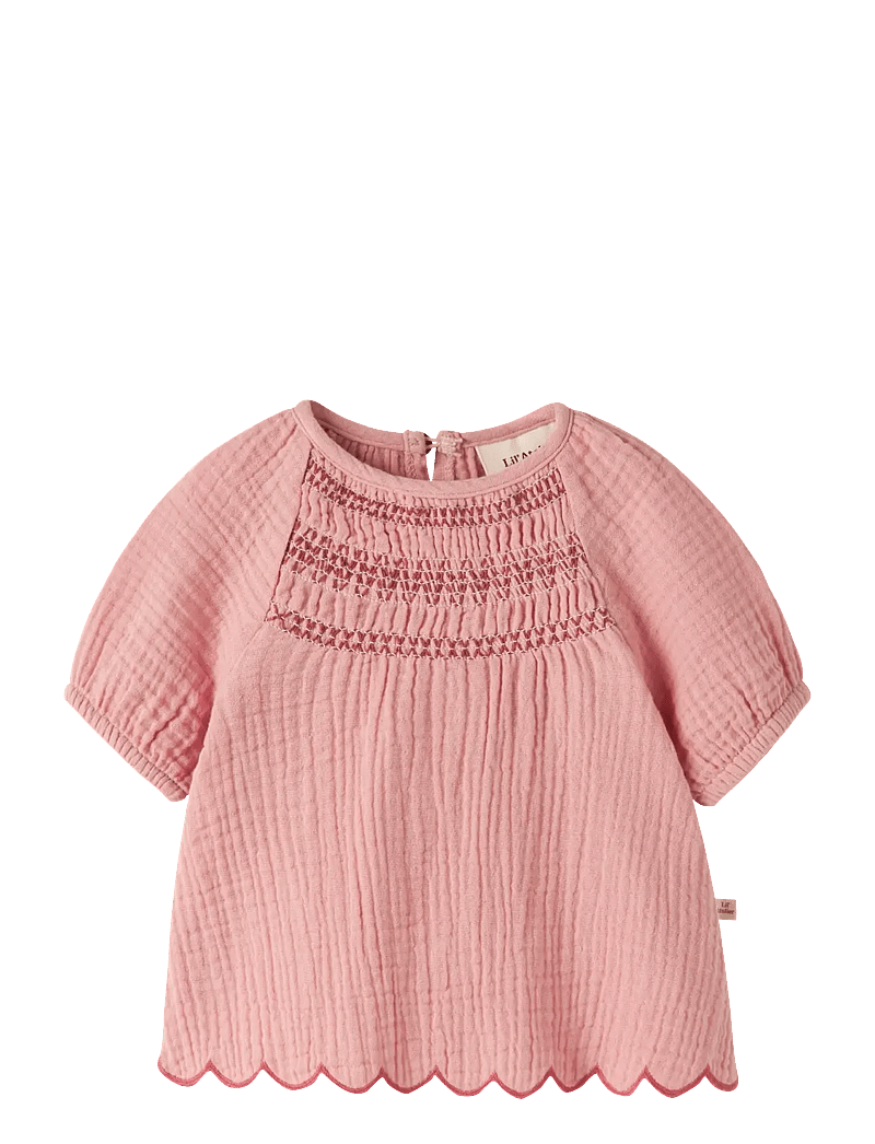 Lil'Atelier - NBFHIBA SS LOOSE TOP LIL - kurzärmelige - rose tan - 0