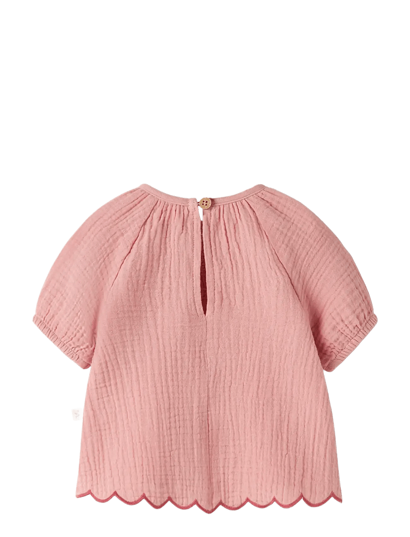 Lil'Atelier - NBFHIBA SS LOOSE TOP LIL - kurzärmelige - rose tan - 1