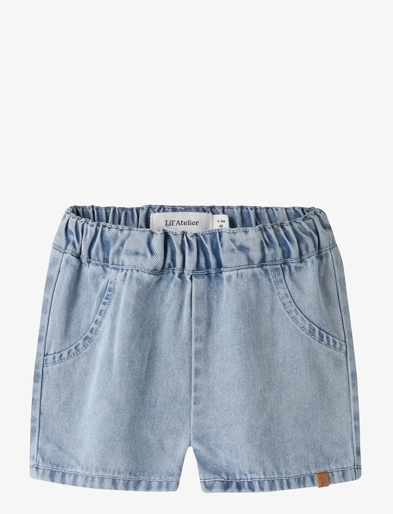 Lil'Atelier - NBNRIVER LOOSE SHORTS 2088-SV LIL - jeansowe szorty - medium blue denim - 0