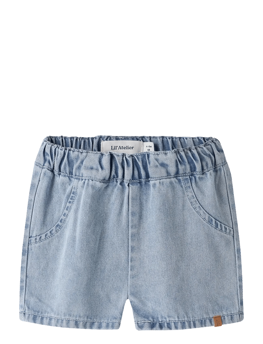 Lil'Atelier - NBNRIVER LOOSE SHORTS 2088-SV LIL - jeansshorts - medium blue denim - 0