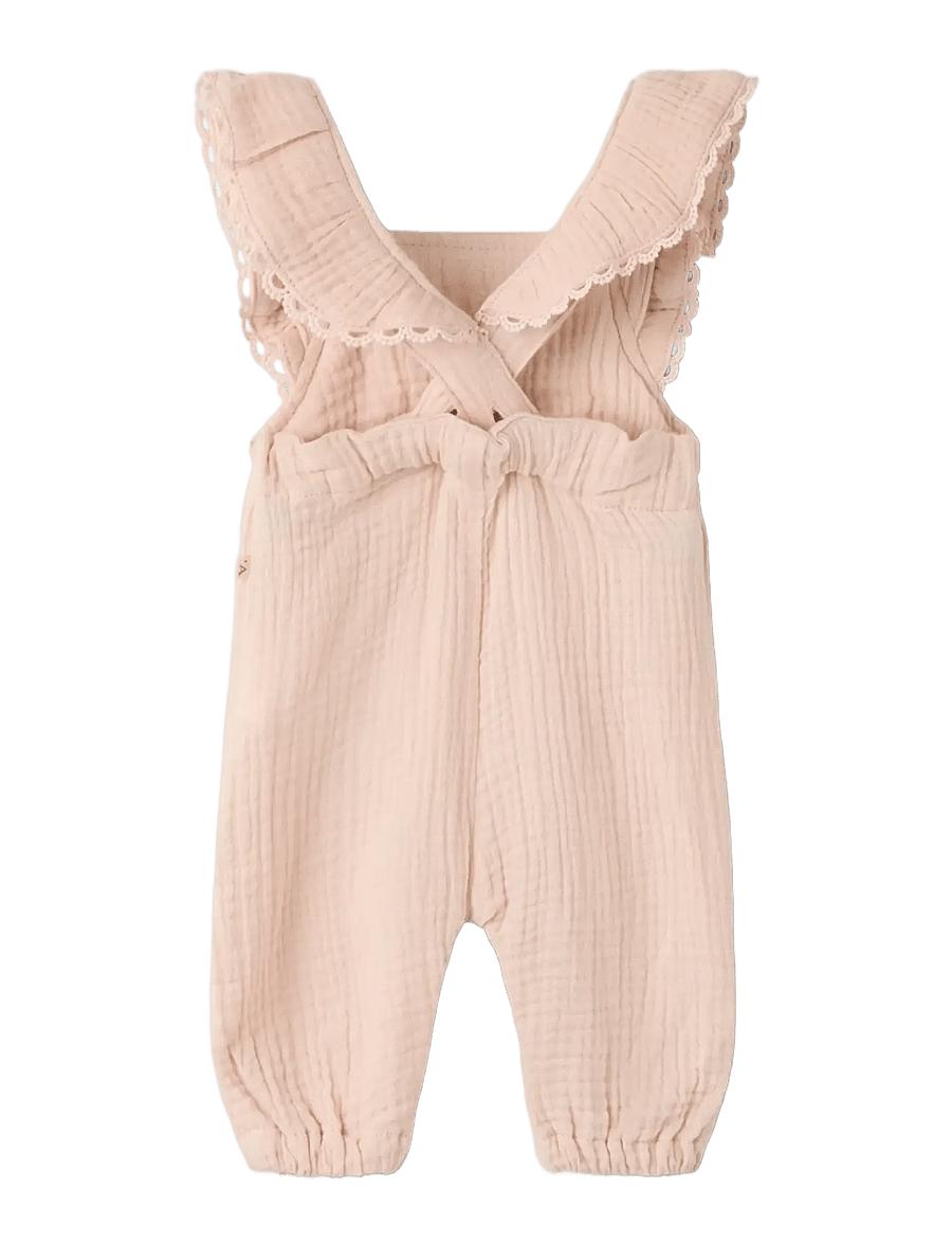 Lil'Atelier - NBFFULINA LOOSE OVERALL LIL - jumpsuits - peach whip - 1