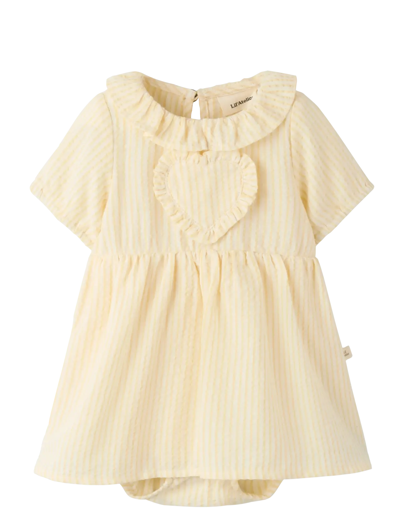 Lil'Atelier NBFFOLLY SS BODY DRESS LIL - Dresses - COCONUT MILK / yellow
