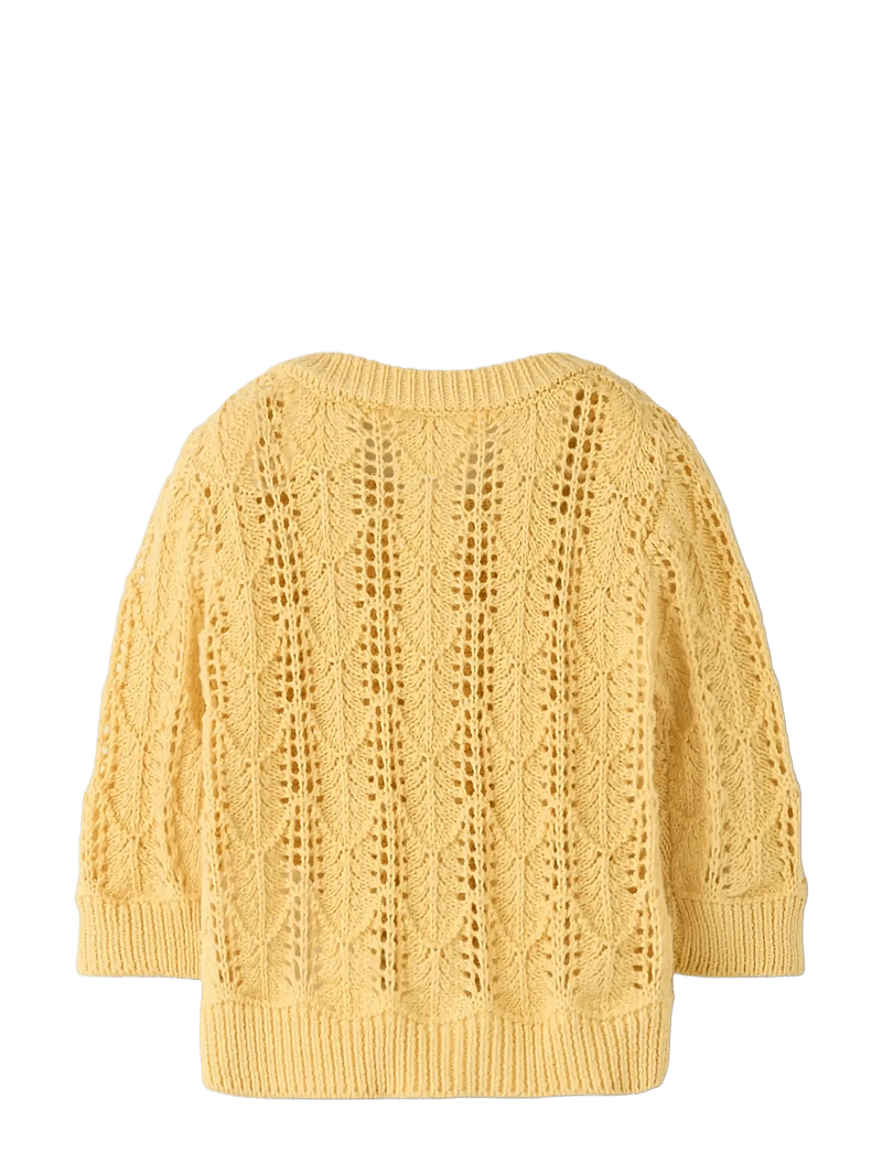 Lil'Atelier - NBFFEA LS KNIT CARD LIL - cardigans - sahara sun - 1