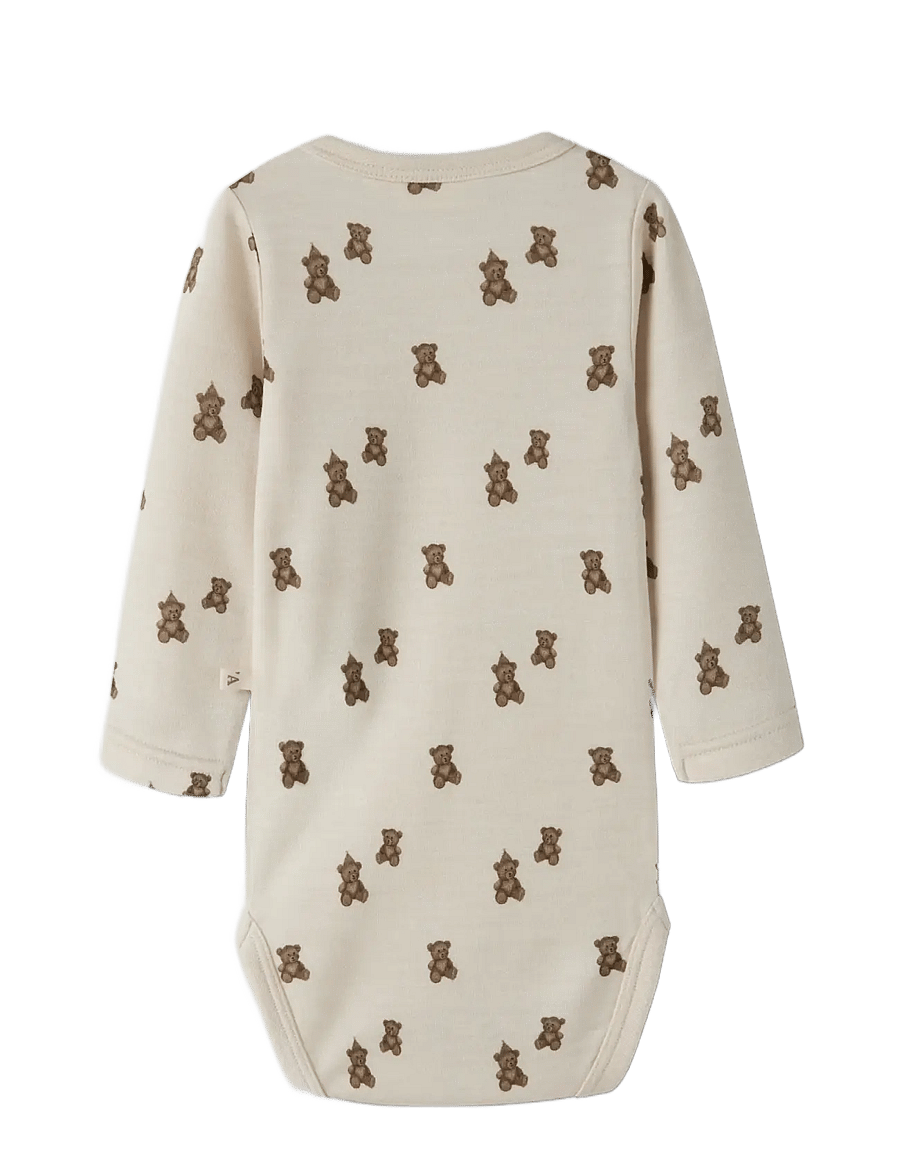 Lil'Atelier - NBNNILO NUN WO/MO LS SLIM BODY LIL NOOS - base layer baby - turtledove - 1