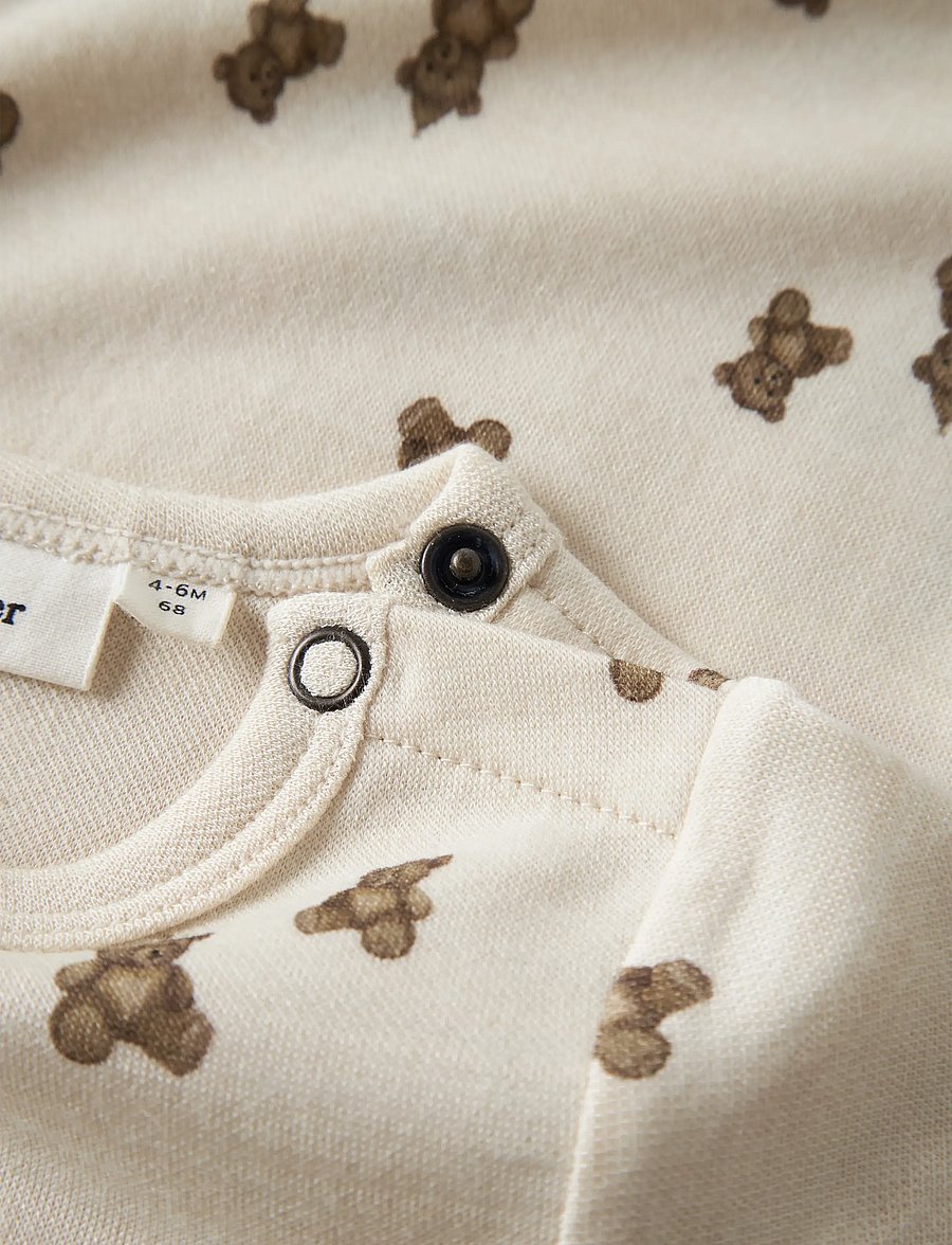 Lil'Atelier - NBNNILO NUN WO/MO LS SLIM BODY LIL NOOS - base layer baby - turtledove - 2