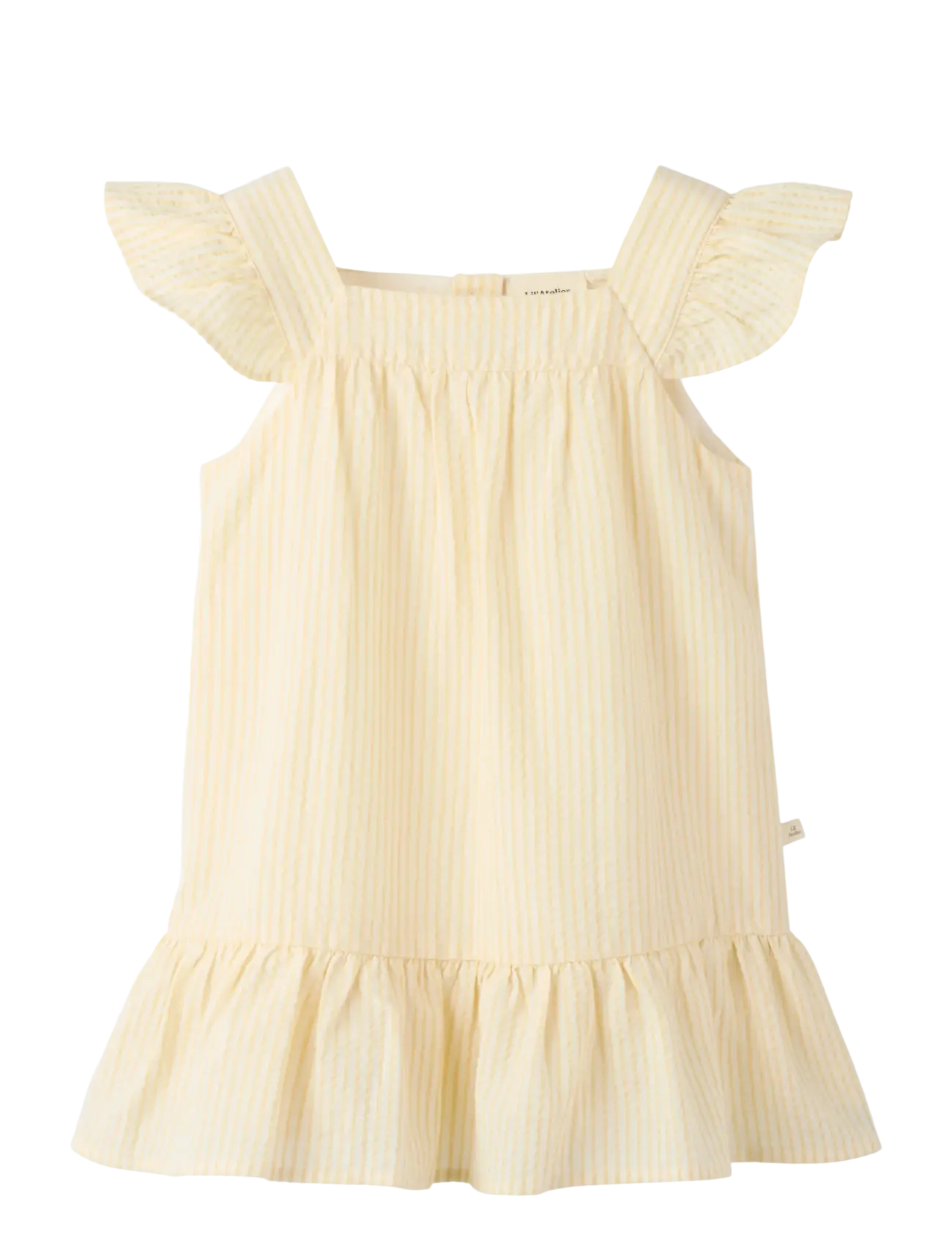 Lil'Atelier NMFFOLLY STRAP LOOSE DRESS LIL - Clothing - COCONUT MILK / yellow