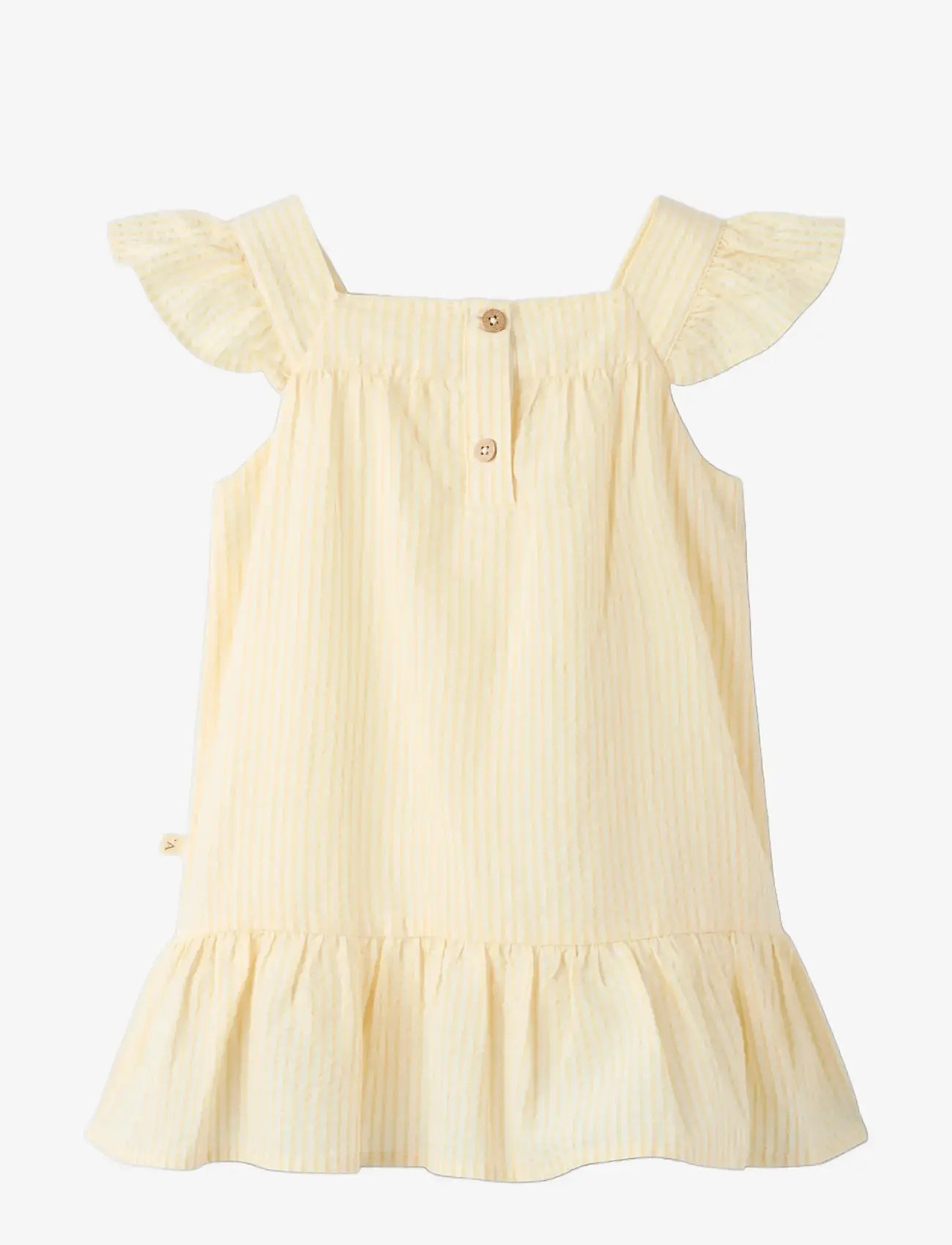 Lil'Atelier - NMFFOLLY STRAP LOOSE DRESS LIL - lühikeste varrukatega vabaaja kleidid - coconut milk - 1