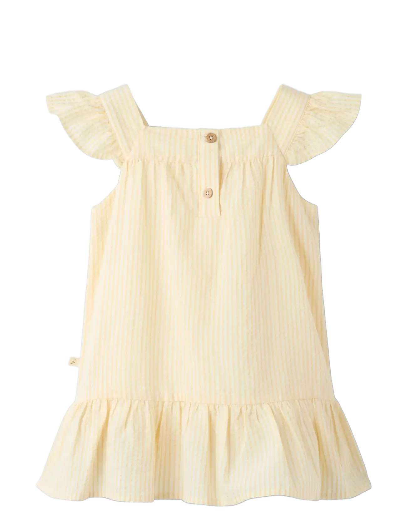 Lil'Atelier - NMFFOLLY STRAP LOOSE DRESS LIL - ikdienas kleitas ar īsām piedurknēm - coconut milk - 1
