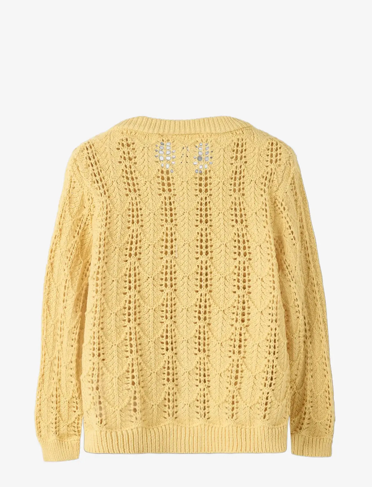 Lil'Atelier - NMFFEA LS KNIT CARD LIL - cardigans - sahara sun - 1