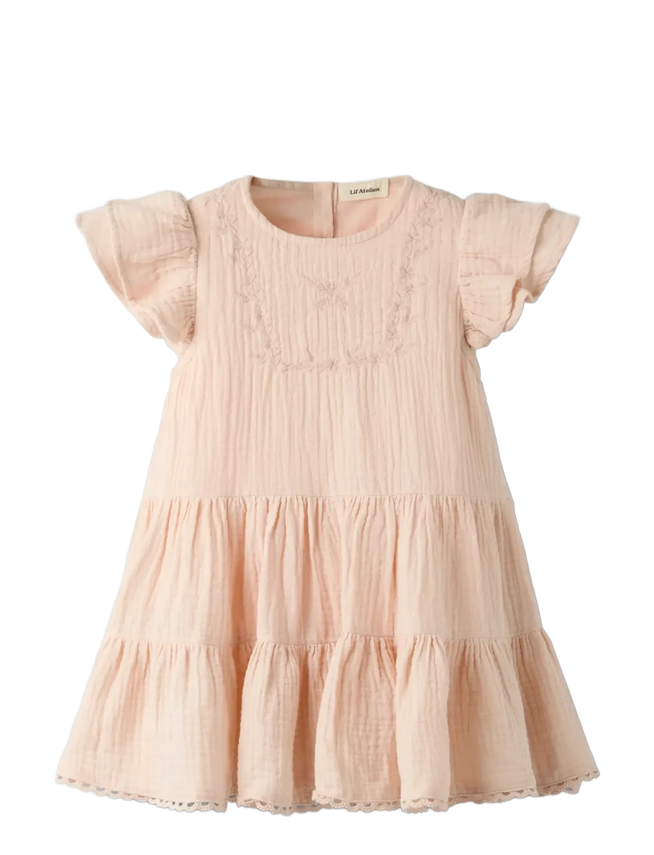 LIL'ATELIER Nmffulina Ss Loose Kleid Lil Pink - 122 - Kinder