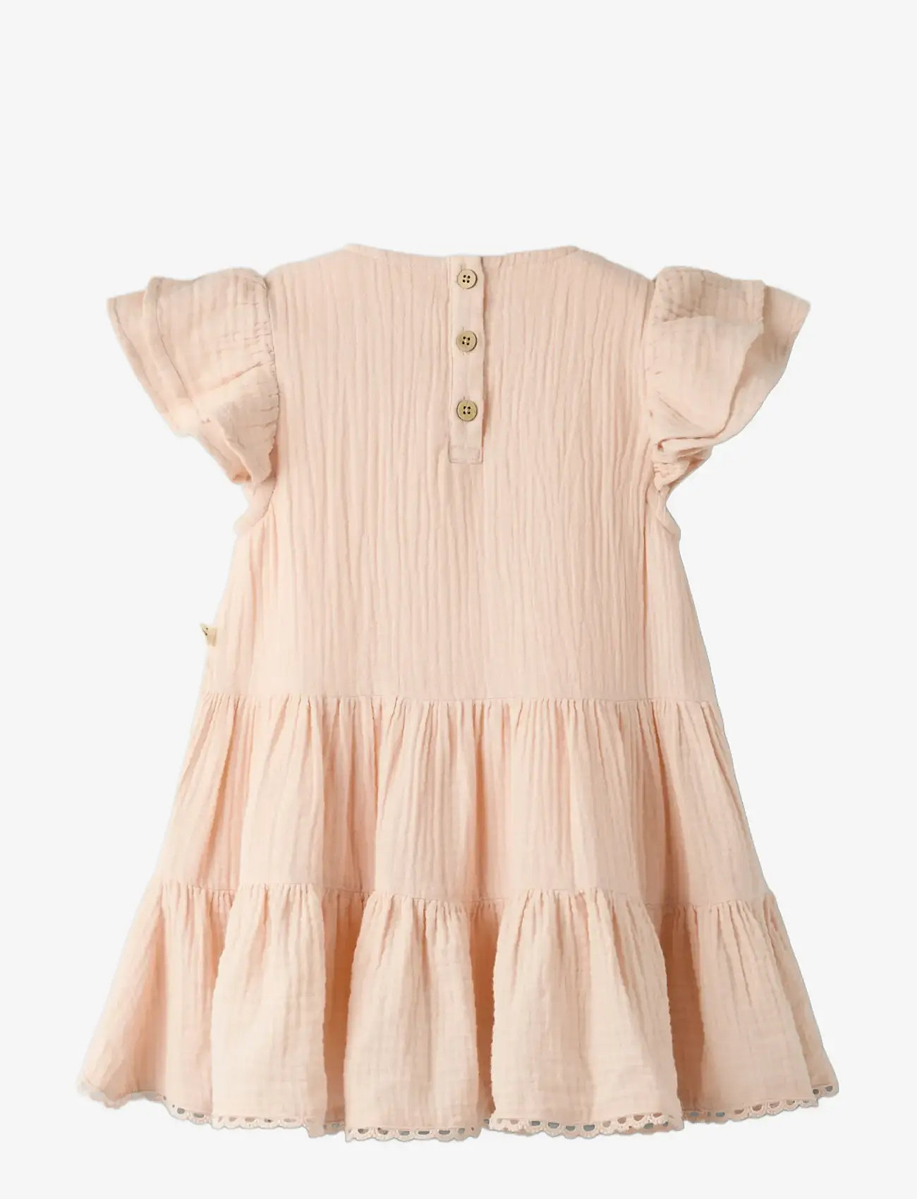 Lil'Atelier - NMFFULINA SS LOOSE DRESS LIL - kortærmede hverdagskjoler - peach whip - 1