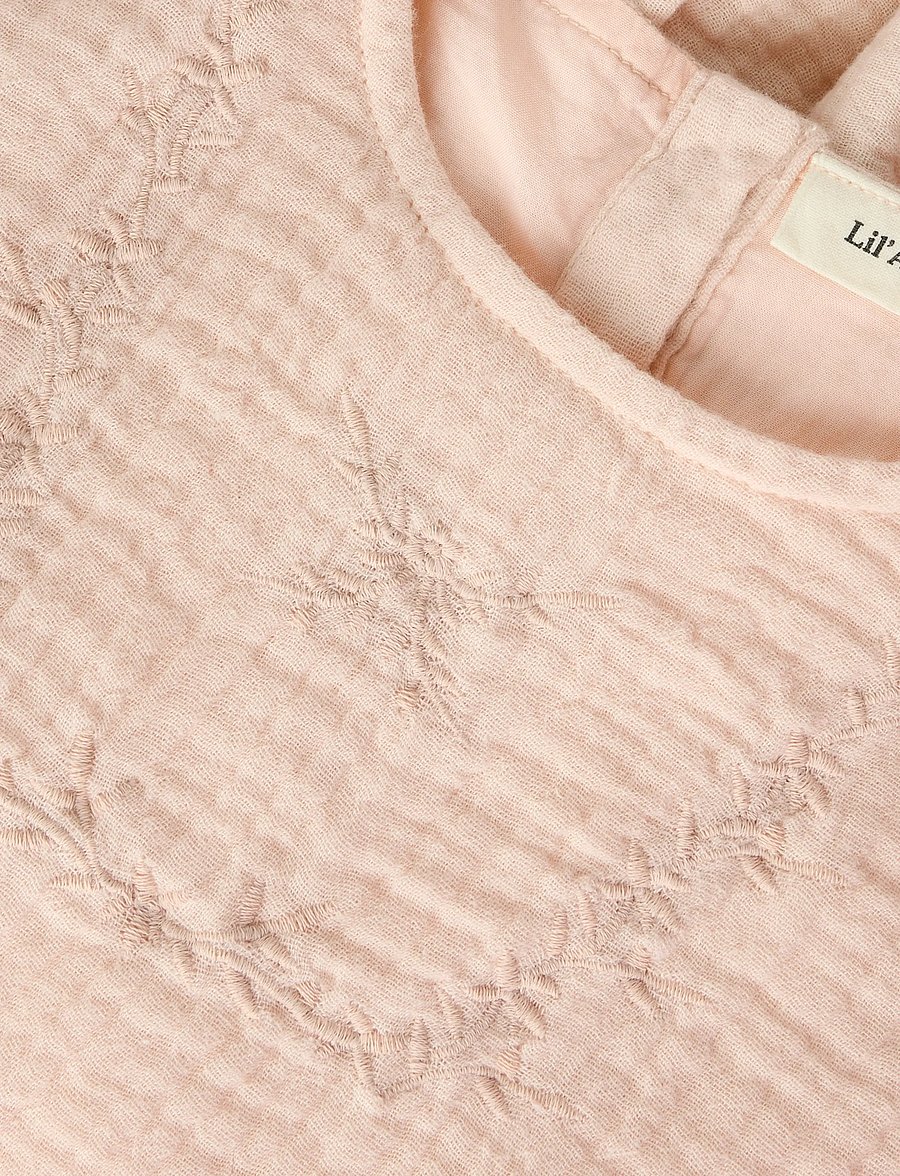 Lil'Atelier - NMFFULINA SS LOOSE DRESS LIL - kurzärmelige freizeitkleider - peach whip - 4