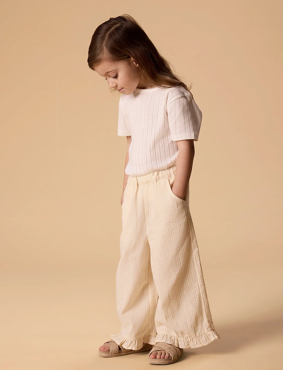 Lil'Atelier - NMFFOLLY WIDE PANT LIL - einkaufen nach alter von - coconut milk - 2