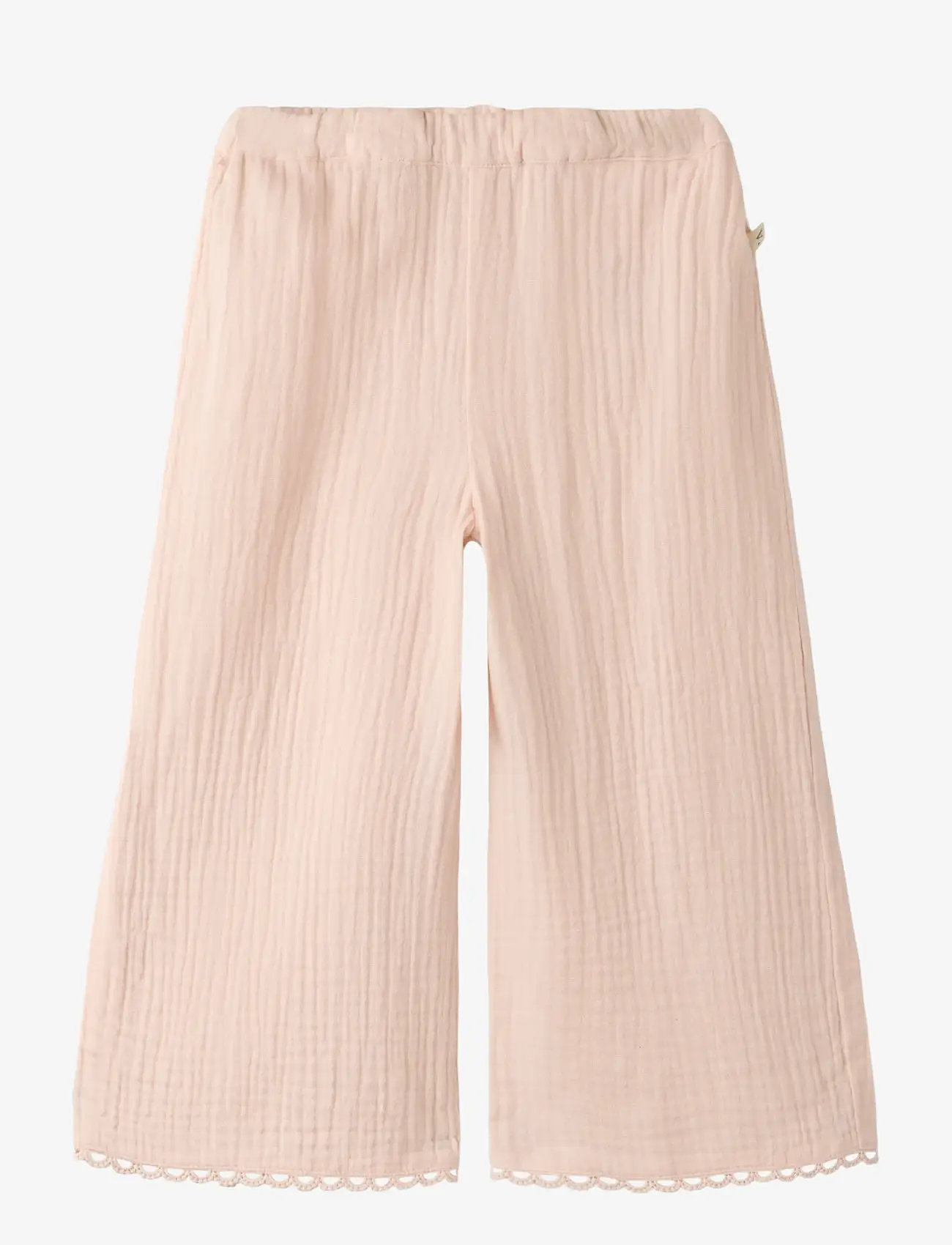 Lil'Atelier - NMFFULINA WIDE PANT LIL - babybukser - peach whip - 0