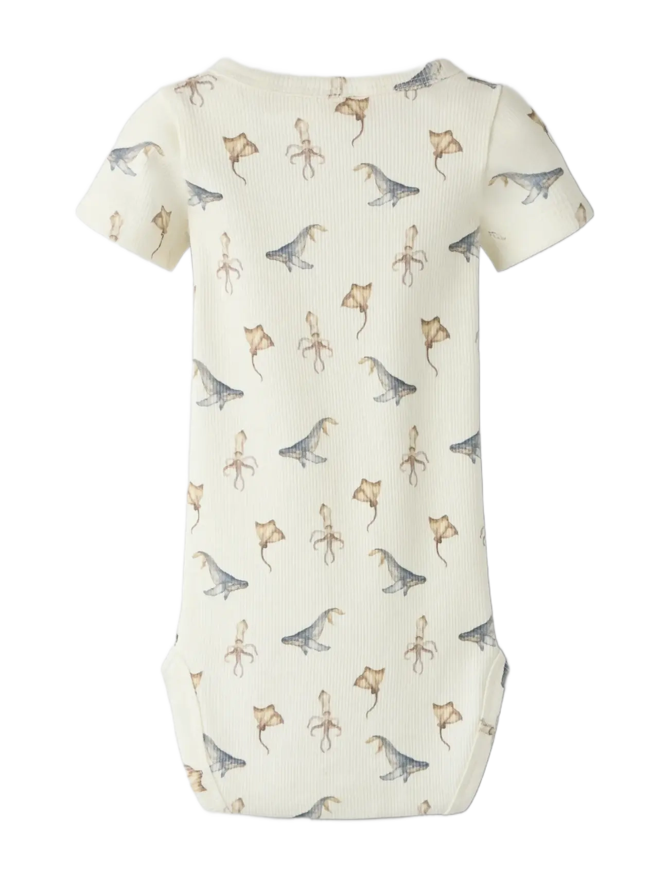 Lil'Atelier - NBMLAVO ESI SS SLIM BODY LIL - kortærmede bodyer - coconut milk - 1