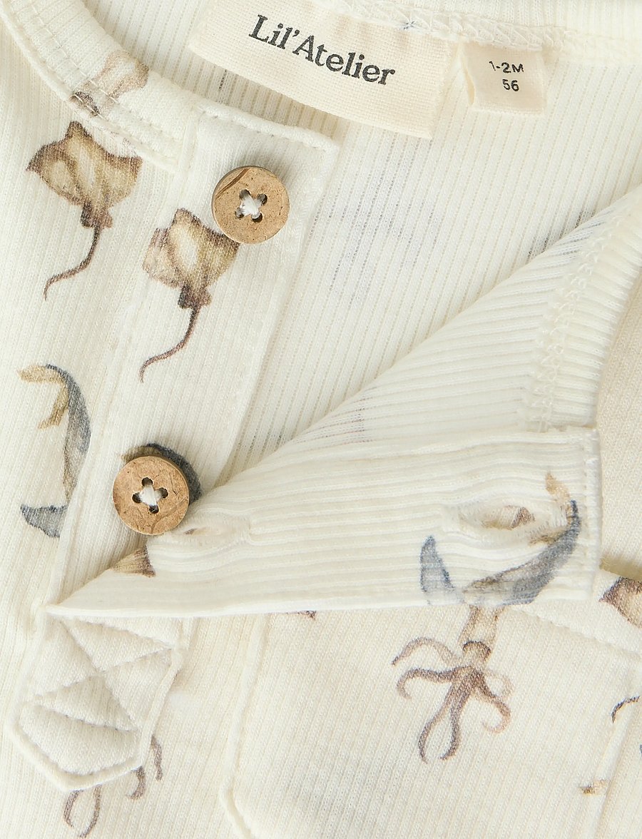Lil'Atelier - NBMLAVO ESI SS SLIM BODY LIL - bodies à manches courtes - coconut milk - 2