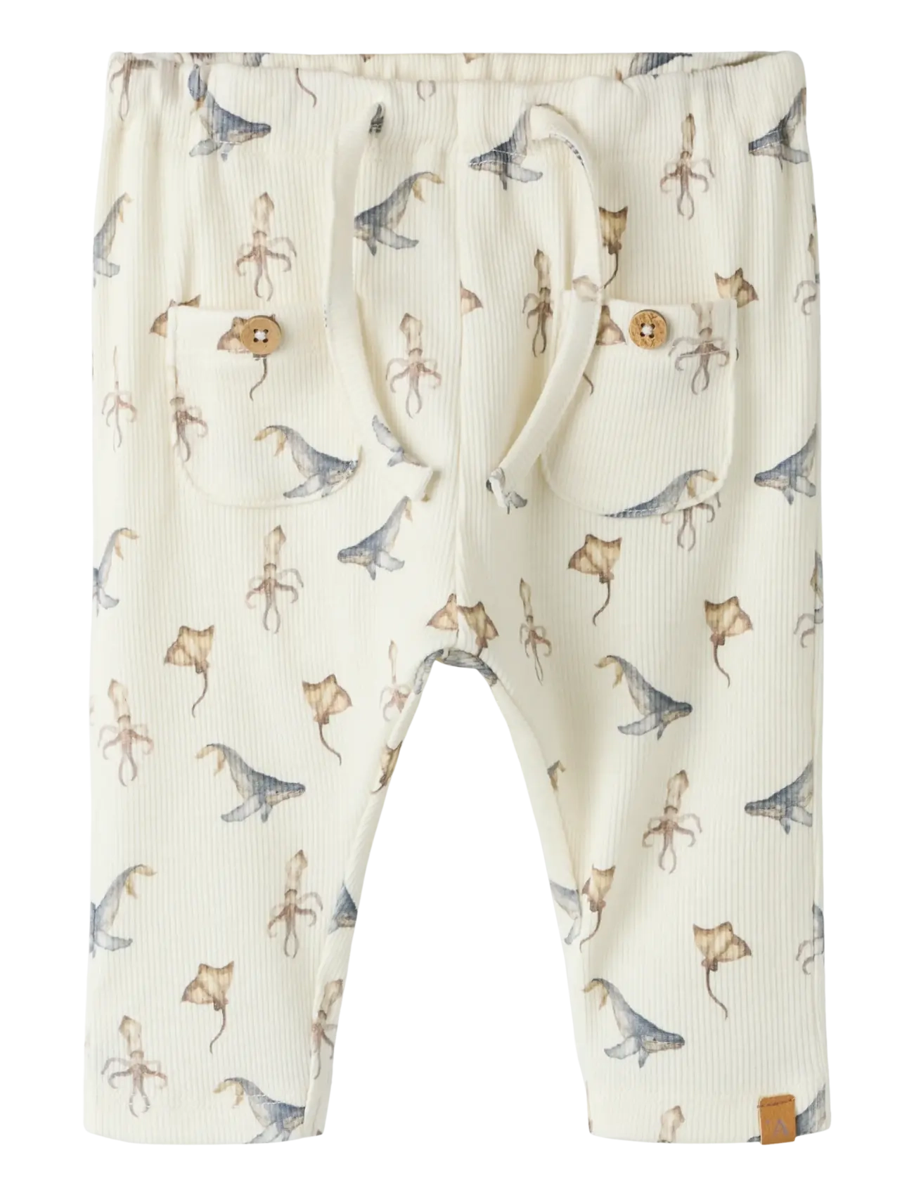 Lil'Atelier NBMLAVO EKI LOOSE PANT LIL - Beebipüksid - COCONUT MILK / cream