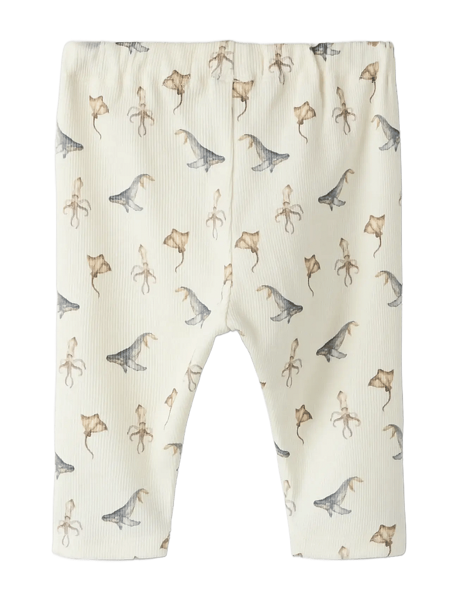 Lil'Atelier - NBMLAVO EKI LOOSE PANT LIL - babybukser - coconut milk - 1