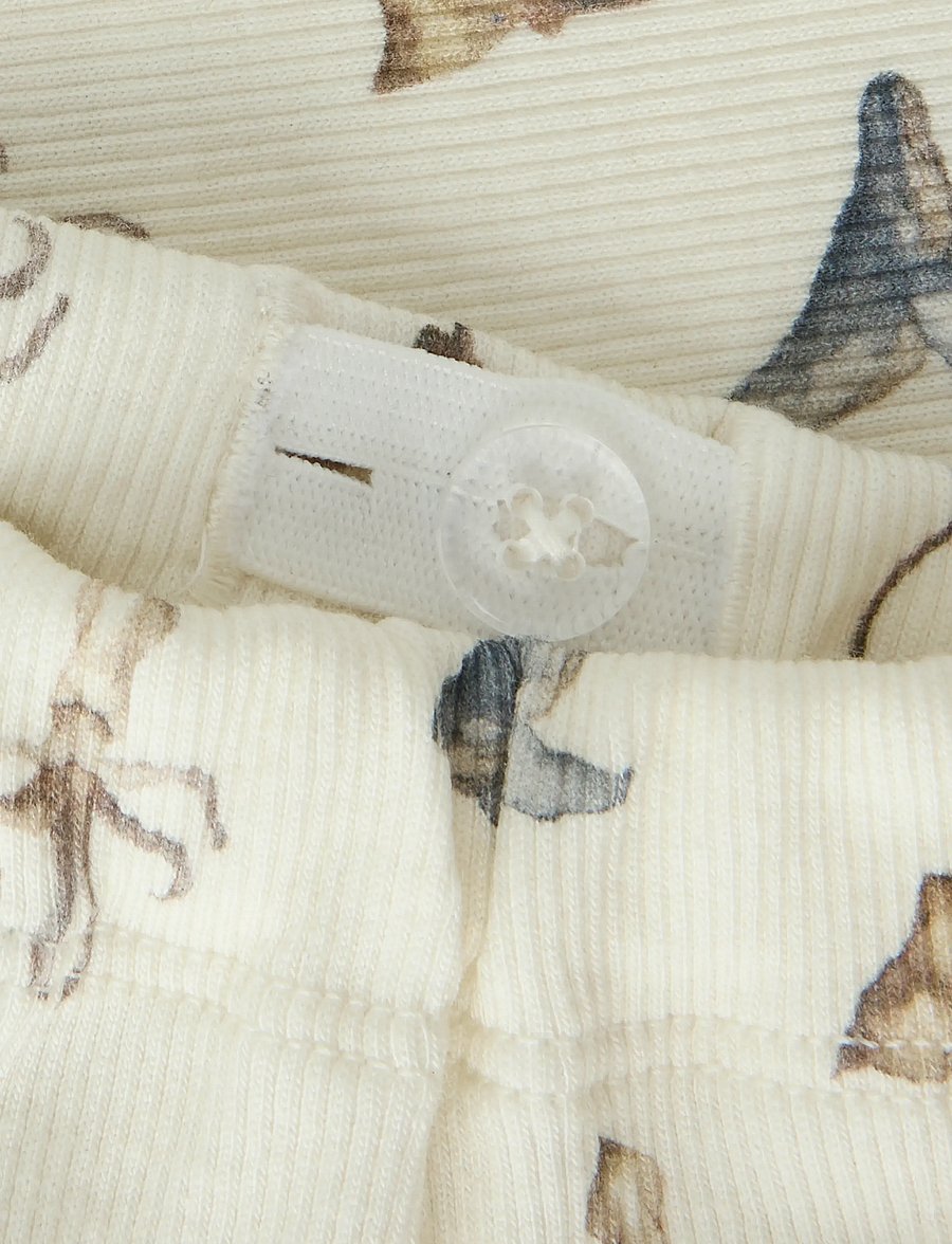 Lil'Atelier - NBMLAVO EKI LOOSE PANT LIL - babybukser - coconut milk - 2