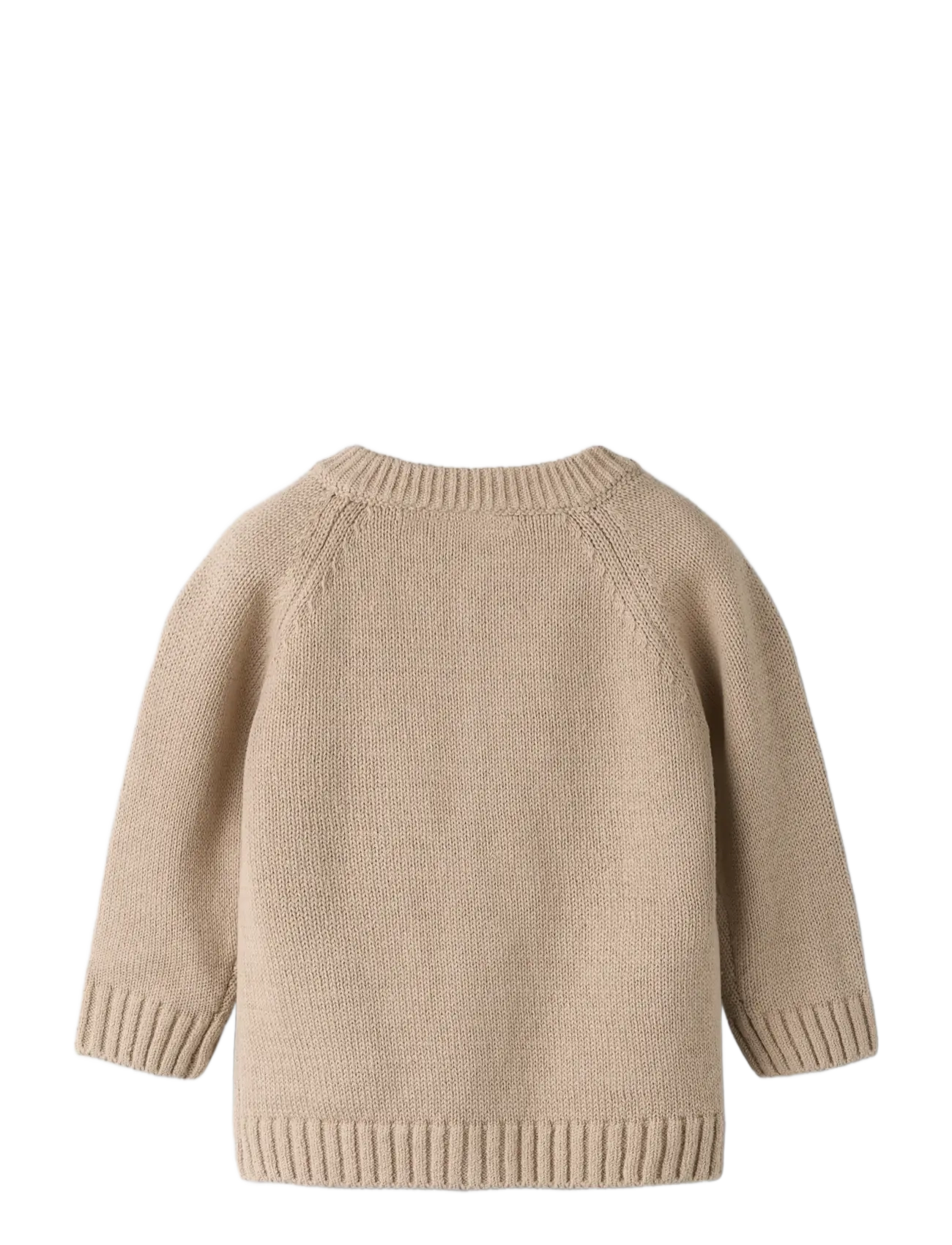 Lil'Atelier - NBMFOGON LS KNIT CARD LIL - cardigans - oxford tan - 1