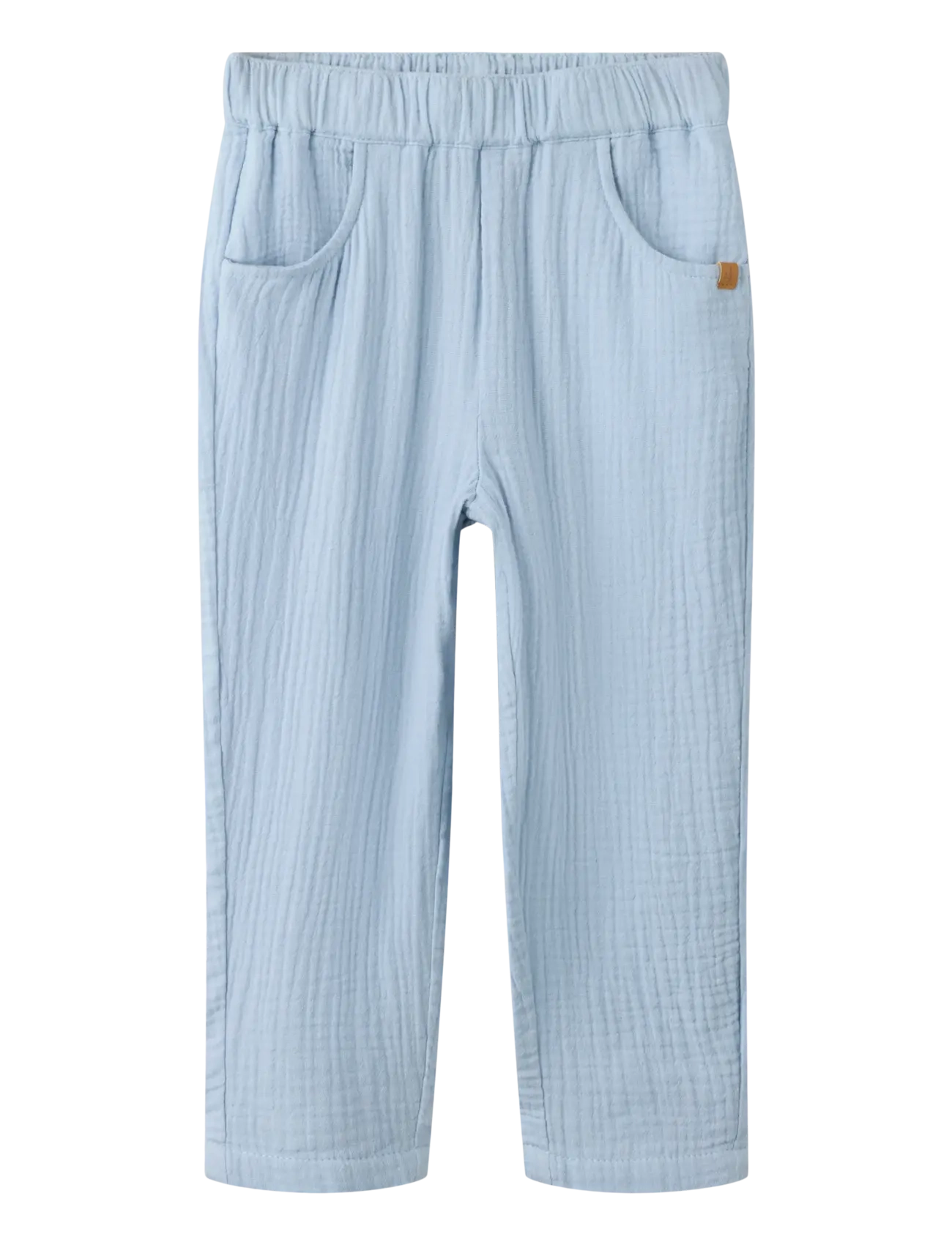 Lil'Atelier Nmmfulina Loose Pant Lil, Børn, Løse Musselin Bukser, Blå, Str: 98