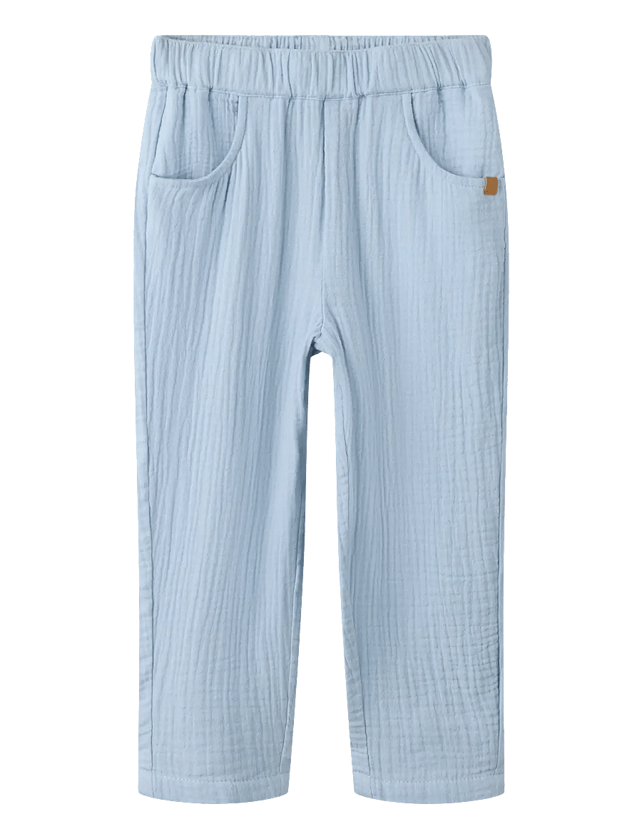 Lil'Atelier - NMMFULINA LOOSE PANT LIL - babyhosen - zen blue - 0