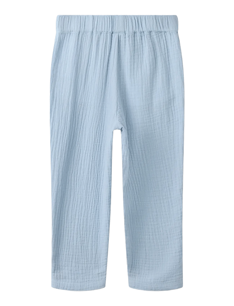 Lil'Atelier - NMMFULINA LOOSE PANT LIL - babyhosen - zen blue - 1