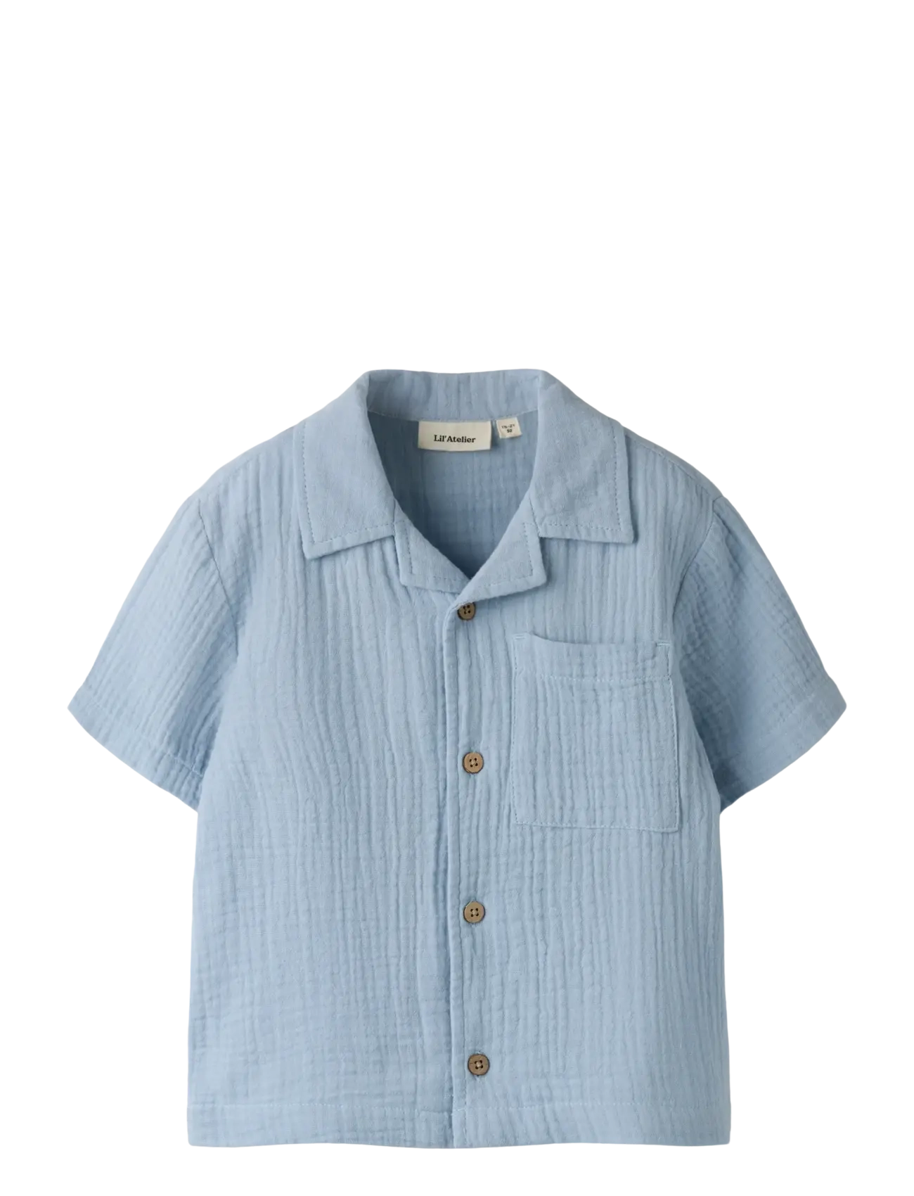 Lil'Atelier NMMFULINA SS SHIRT LIL - Skjorter - ZEN BLUE / blue