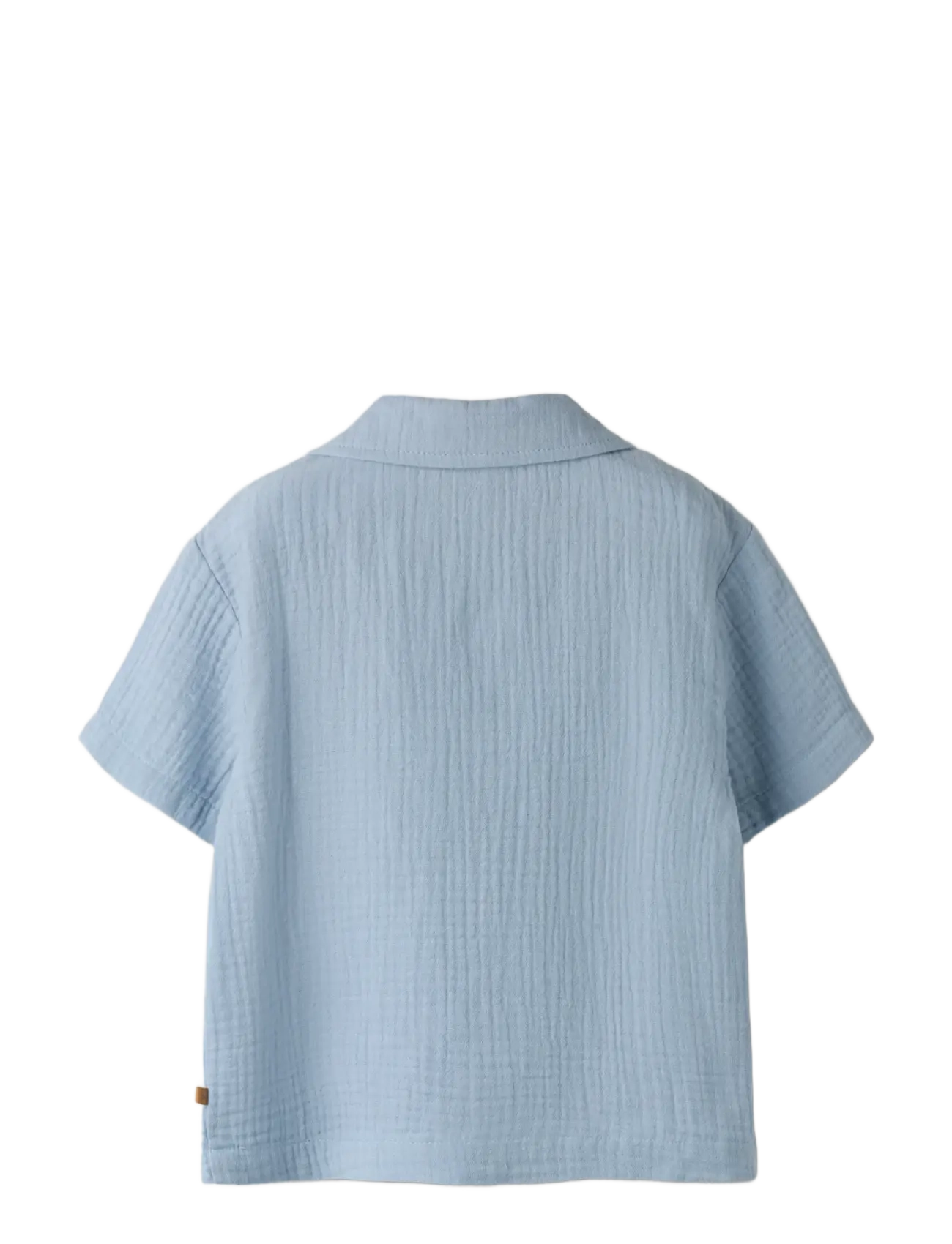 Lil'Atelier - NMMFULINA SS SHIRT LIL - kurzärmlige hemden - zen blue - 1