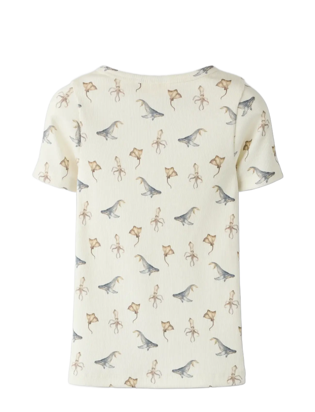 Lil'Atelier - NMMLAVO ESI SS SLIM TOP LIL - kurzärmelige - coconut milk - 1