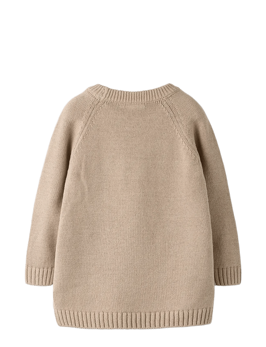 Lil'Atelier - NMMFOGON LS KNIT LIL - stickade tröjor - oxford tan - 2