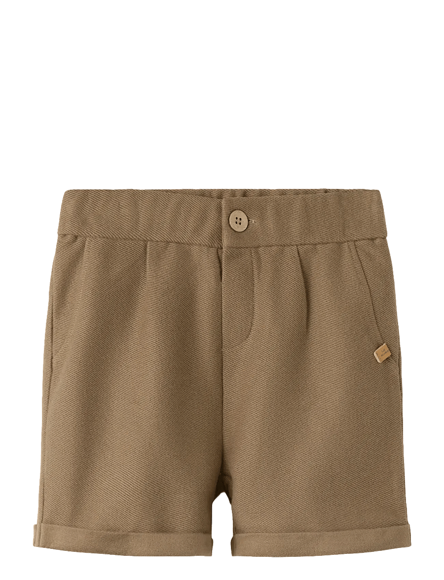 Lil'Atelier - NMMKALEO FIR SHORTS LIL - chino shorts - shitake - 0