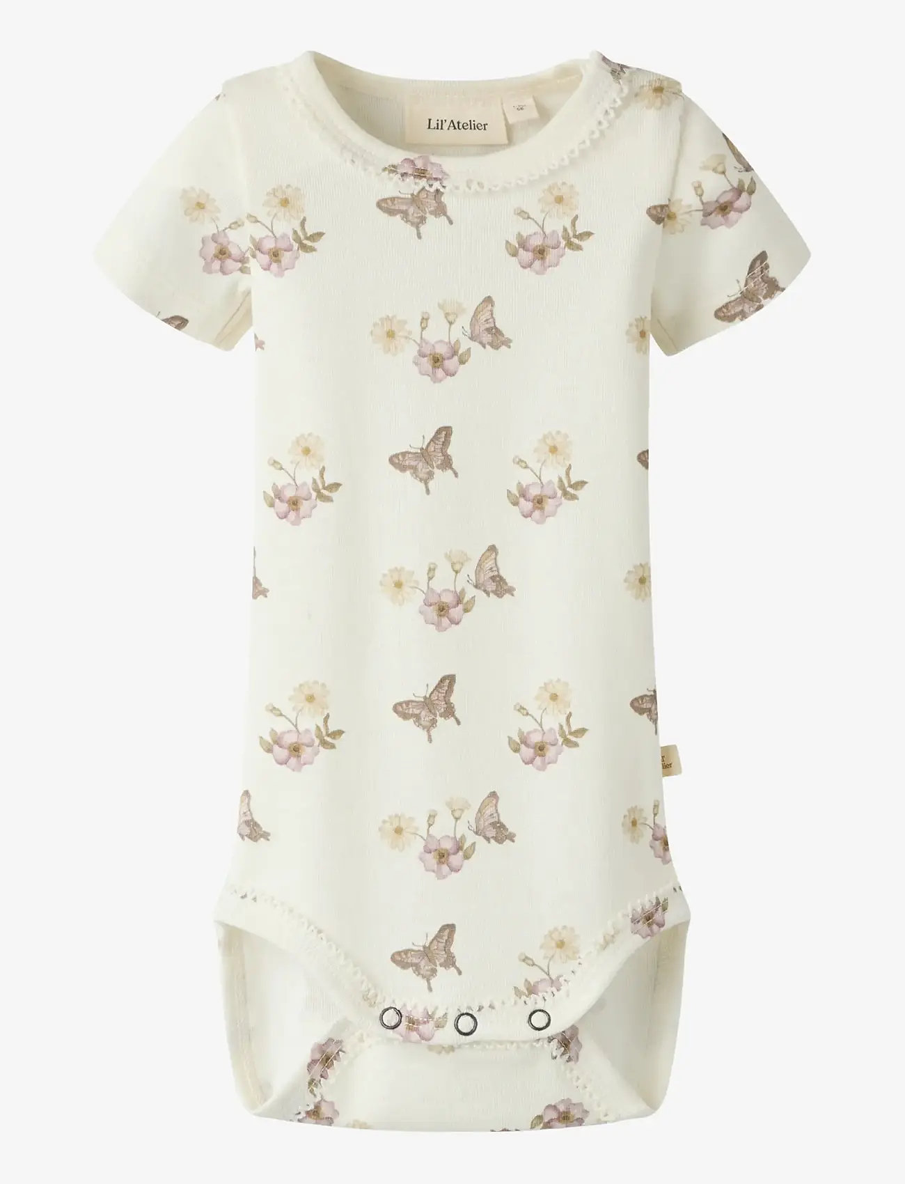 Lil'Atelier - NBFLAYO SNA SS SLIM BODY LIL - À manches courtes - coconut milk - 0