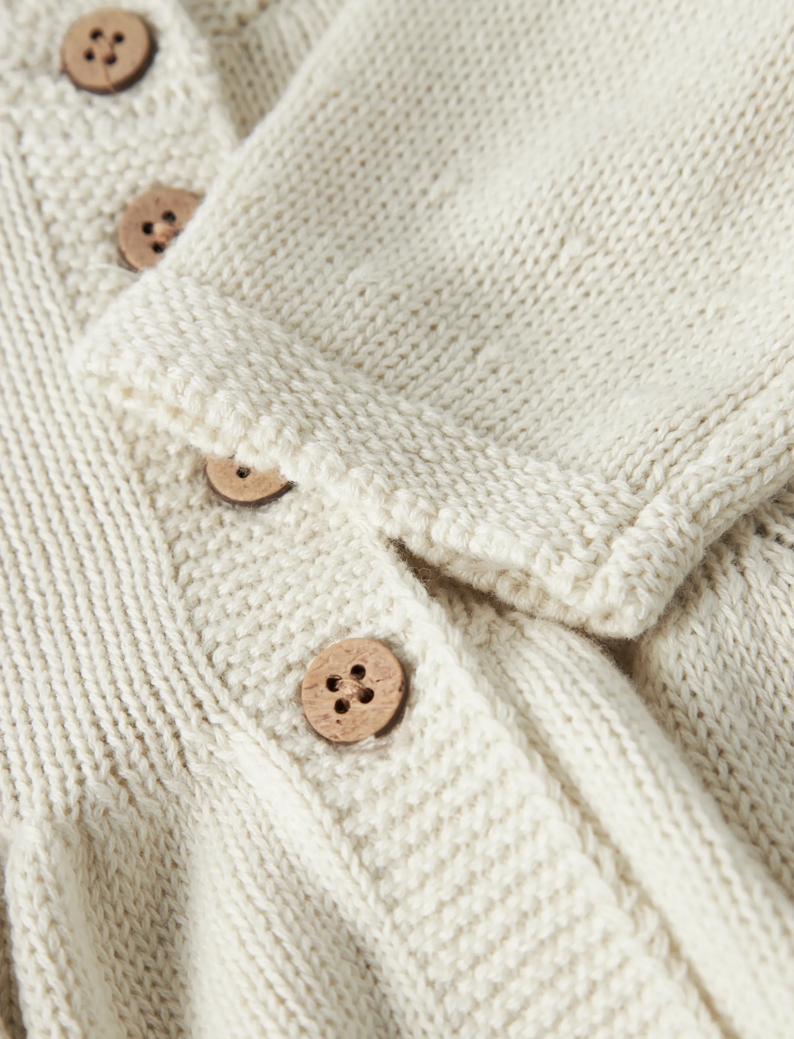 Lil'Atelier - NBFRAMLA RIR LS SHORT KNIT CARD LIL - cardigans - turtledove - 2