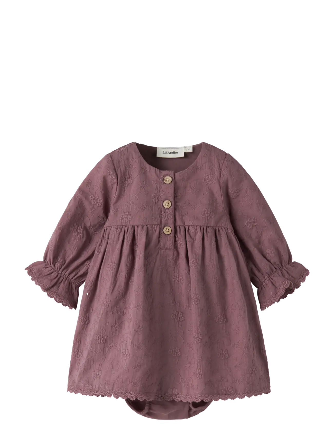 Lil'Atelier NBFRENNA LS LOOSE BODY DRESS LIL - Lil'Atelier - ROSE TAUPE / pink/rose