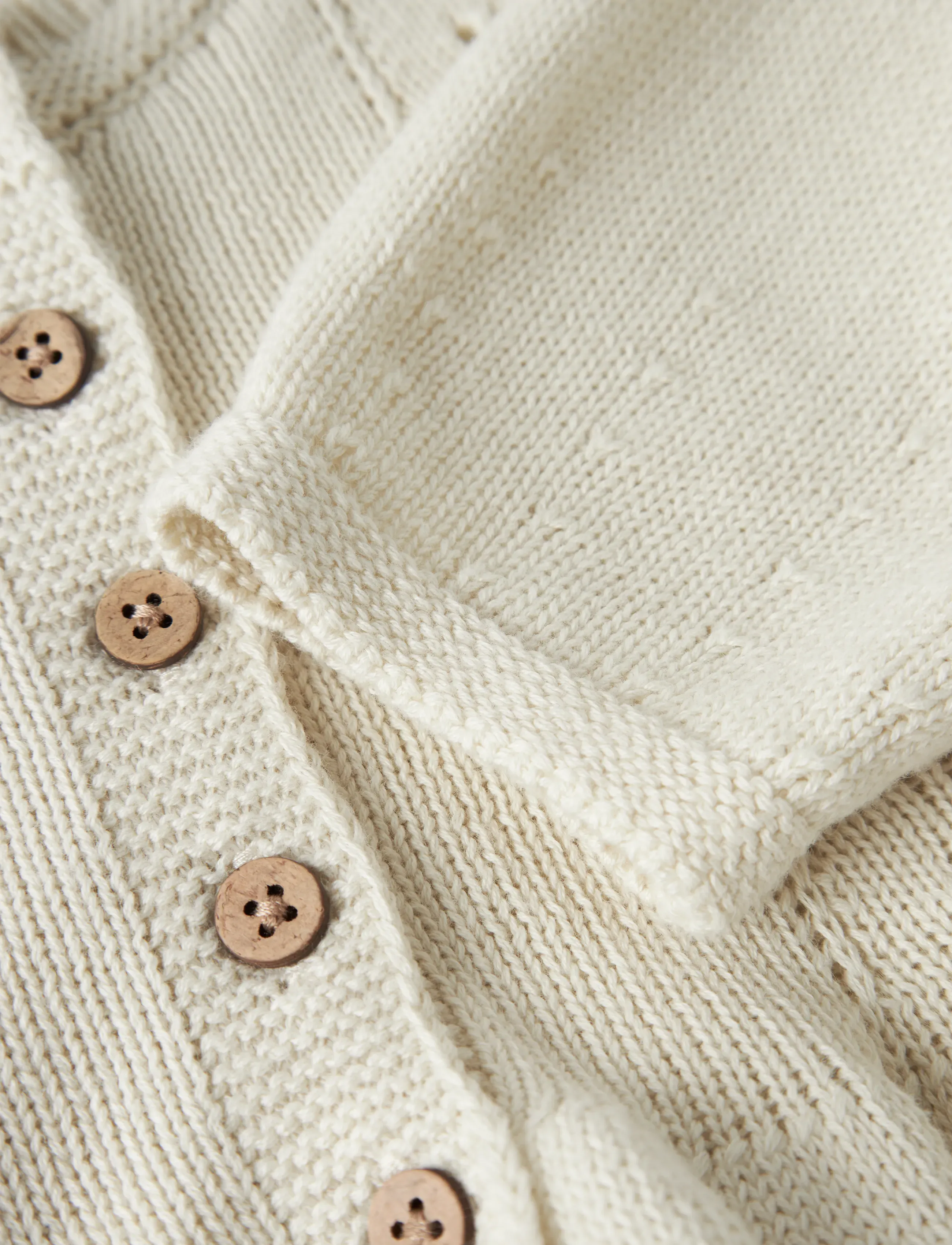 Lil'Atelier - NMFRAMLA RIR LS SHORT KNIT CARD LIL - cardigans - turtledove - 2