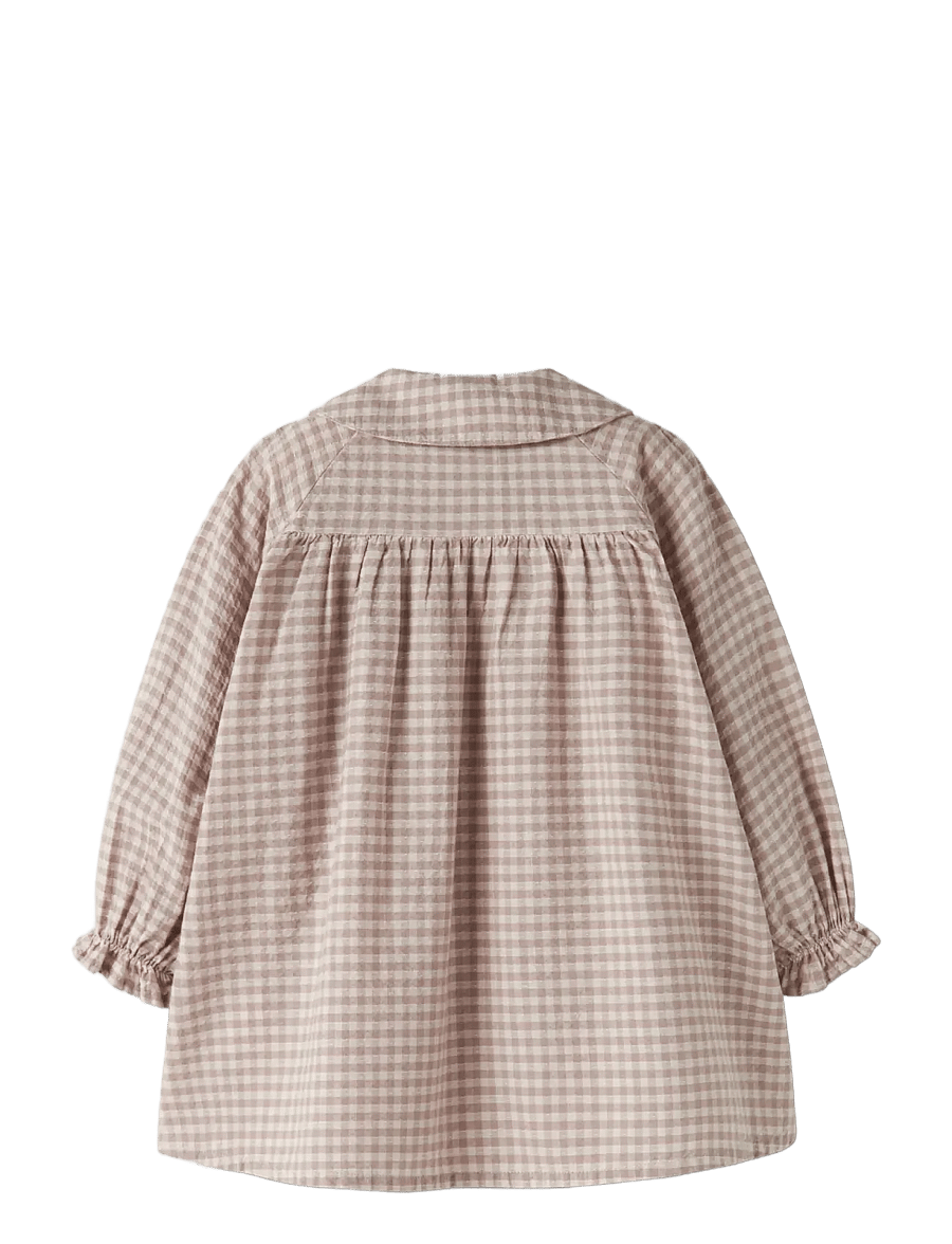 Lil'Atelier - NMFREBBA LS LOOSE DRESS LIL - bark - 1