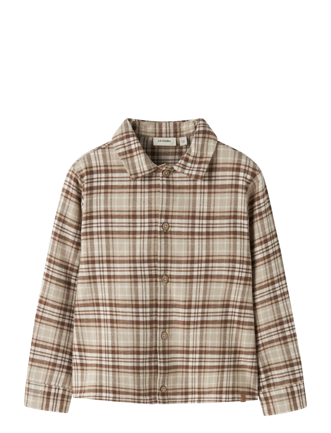 Lil'Atelier NMMRENRIK LS LOOSE SHIRT LIL - Langärmlige Hemden - WHITE PEPPER / beige