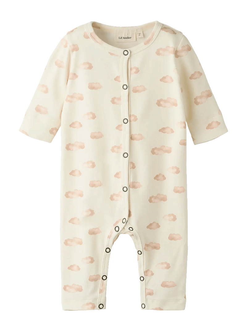 Lil'Atelier - NBFGIO LS NIGHTSUIT LIL - magamiskombinesoonid - turtledove - 0