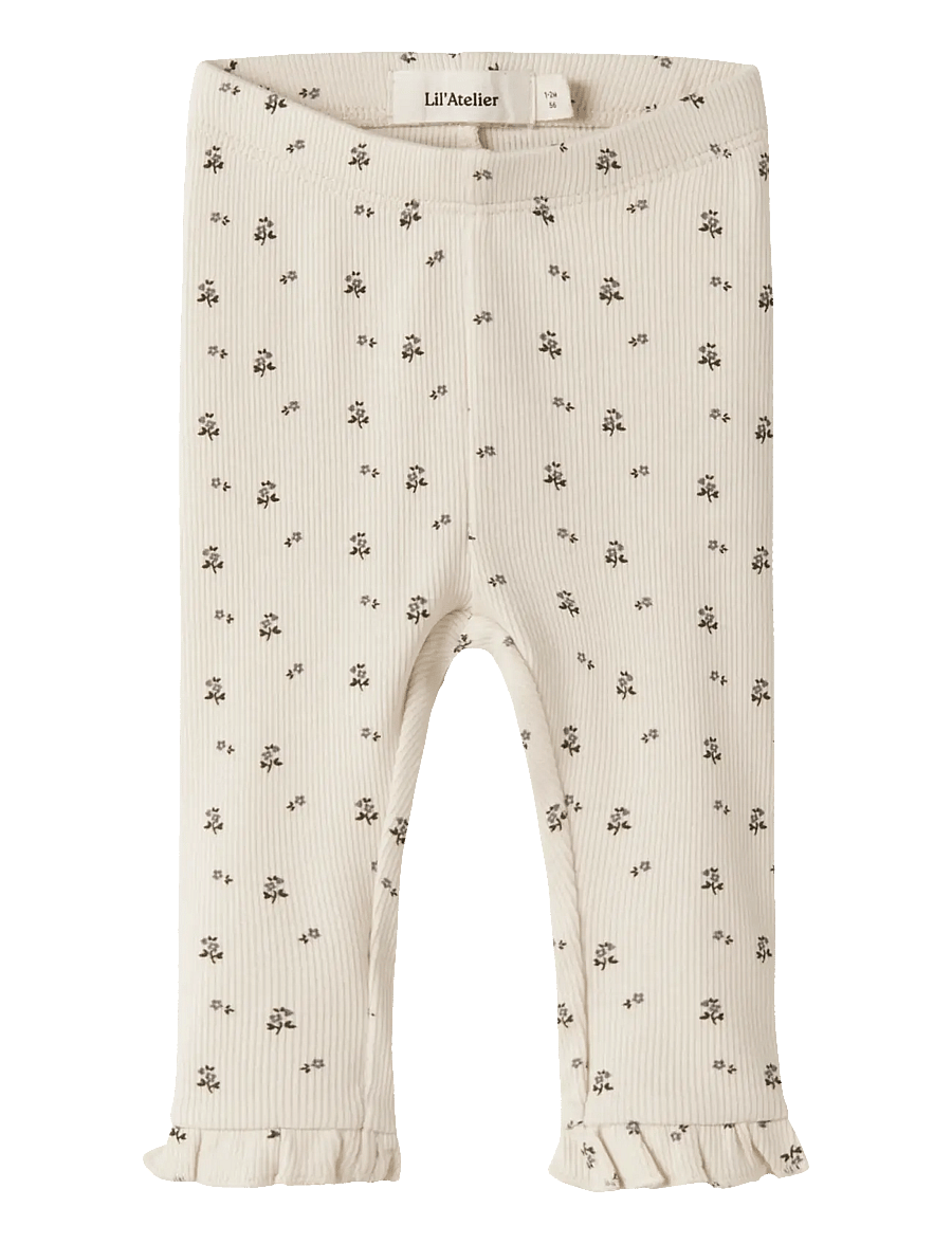 Lil'Atelier - NBFLAGO MER SLIM LEGGINGS LIL - turtledove - 0