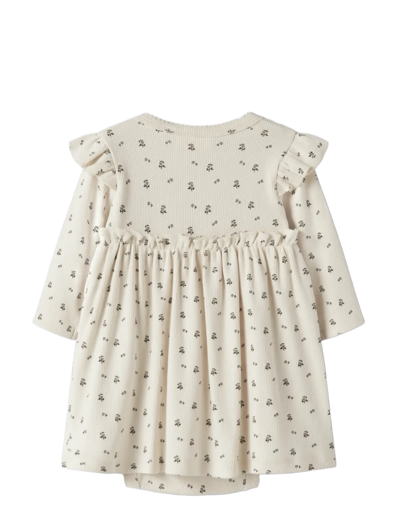 Lil'Atelier - NBFLAGO MIA LS BODY DRESS LIL - langærmede bodyer - turtledove - 1