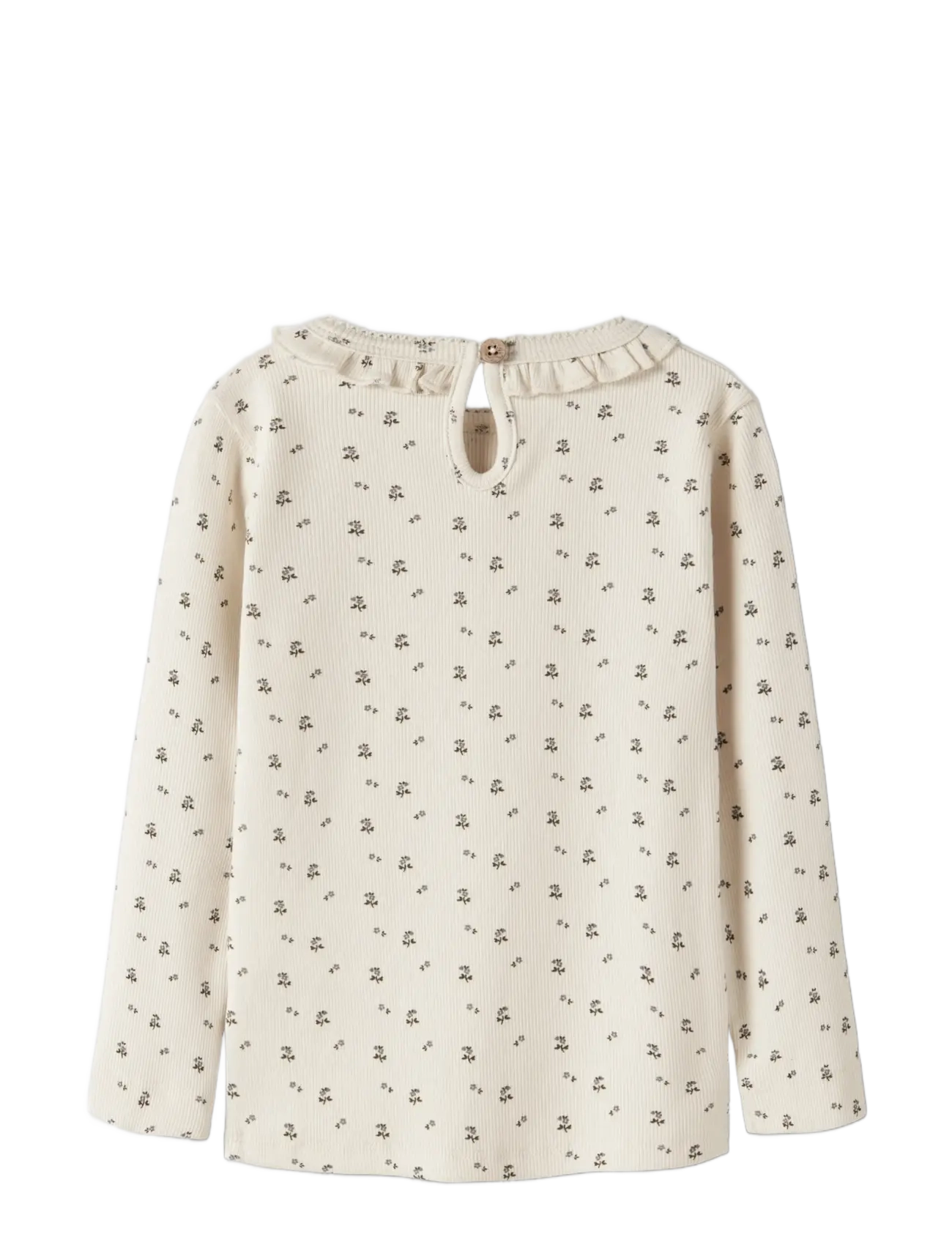 Lil'Atelier - NMFLAGO MAI LS SLIM TOP LIL - långärmade t-shirts - turtledove - 2